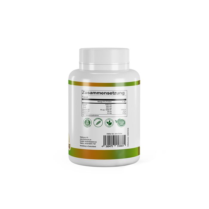 VitaSanum®- Omega 3 D3+K2 90 St Kapseln