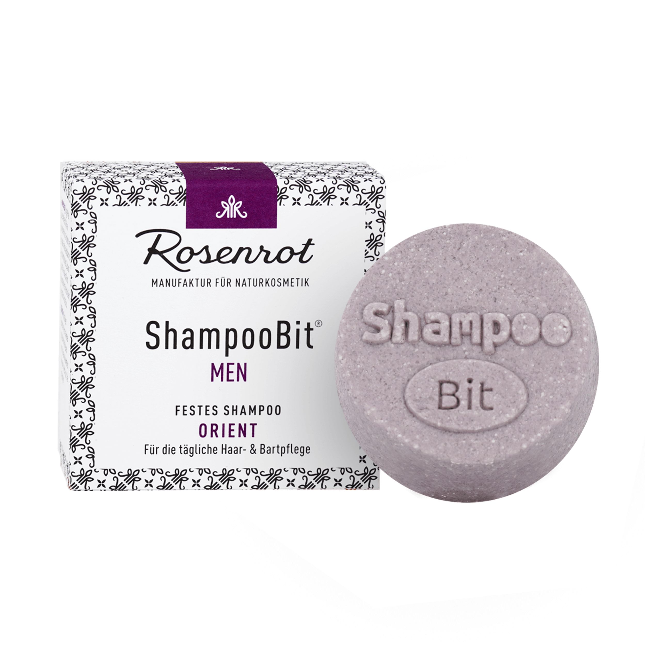 Rosenrot Naturkosmetik - ShampooBit® - festes Shampoo MEN Orient