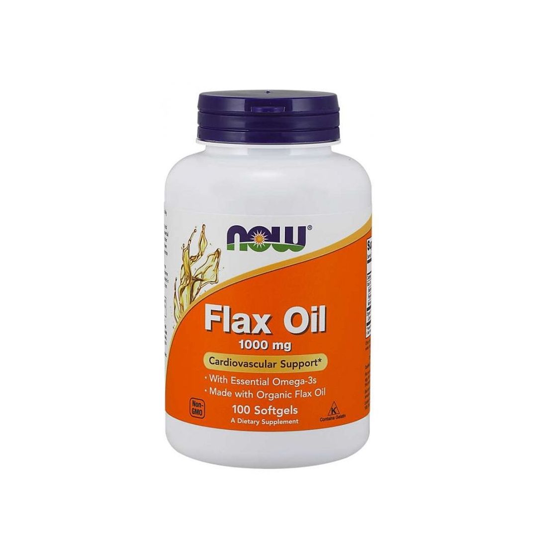 Now Foods Leinöl 1000 mg 100 St
