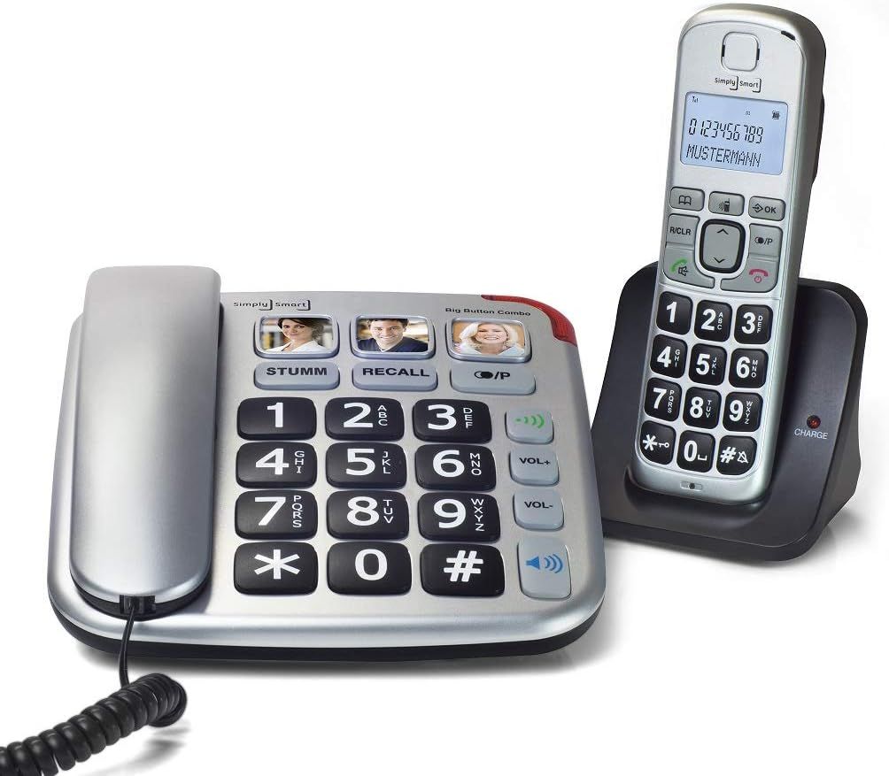 Rulag Big Button Großtasten-Festnetztelefon