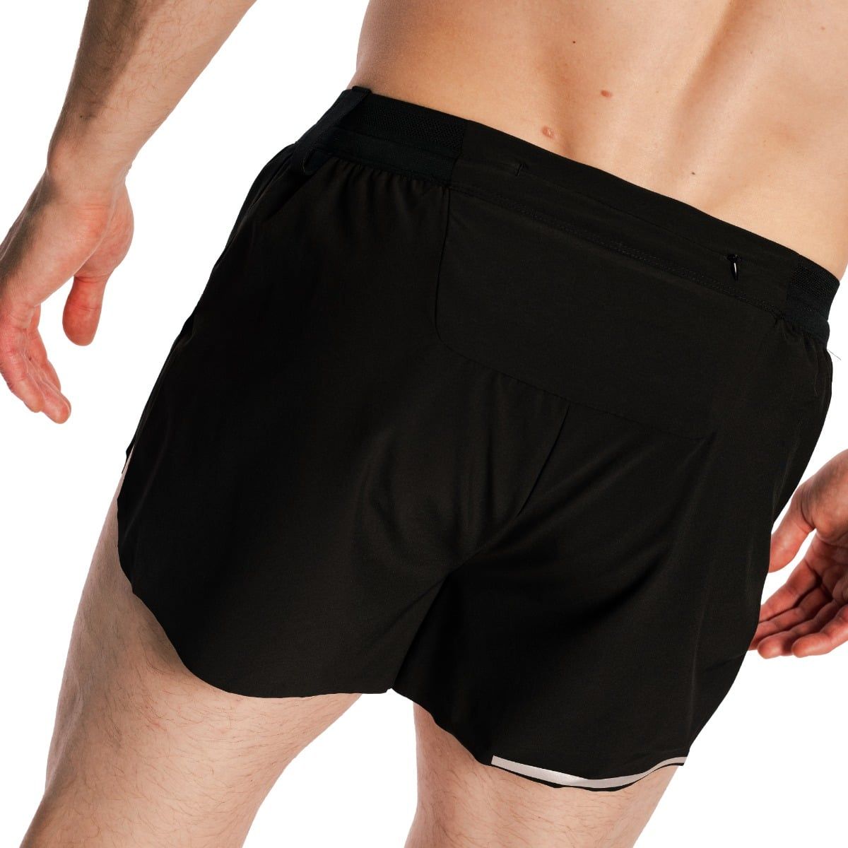GymBeam Shorts Herren regular mit Gummizug und Taschen Pulse X Running schwarz