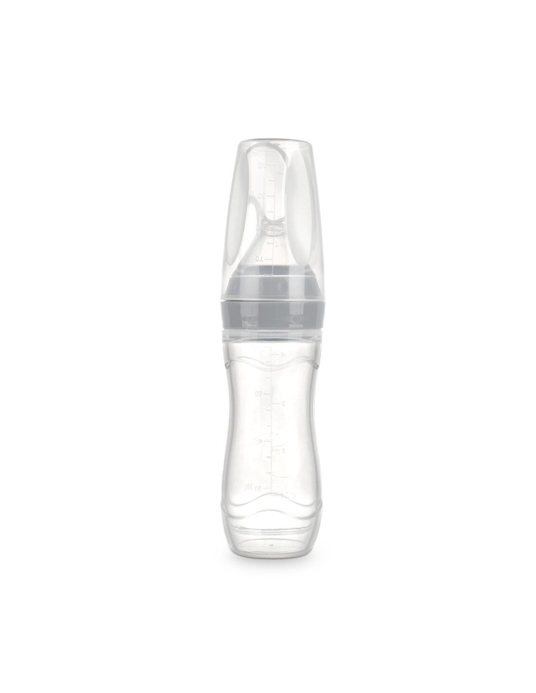 Haakaa Squeeze Fütter-Flasche mit Löffel