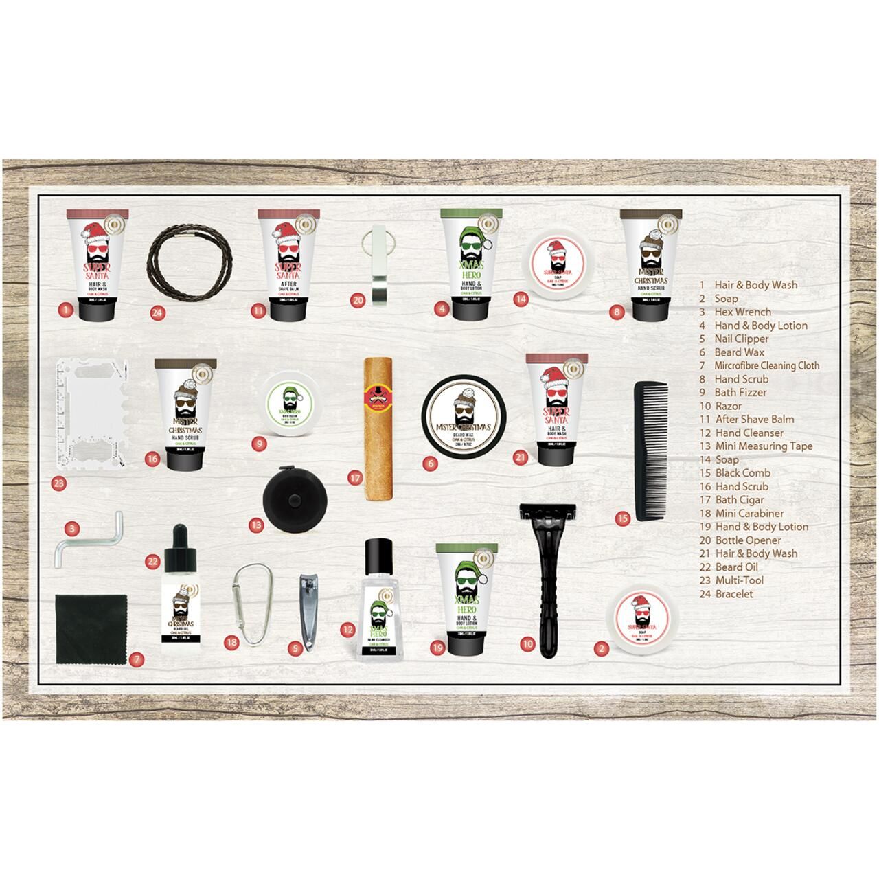 ACCENTRA, Adventskalender FOR MEN - HIPSTER STYLE