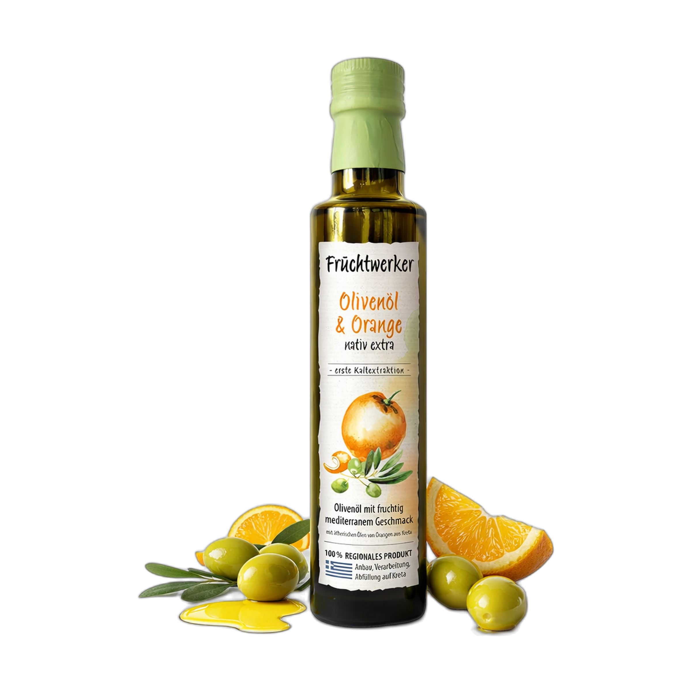 Fruchtwerker Olivenöl Orange 250 ml Öl