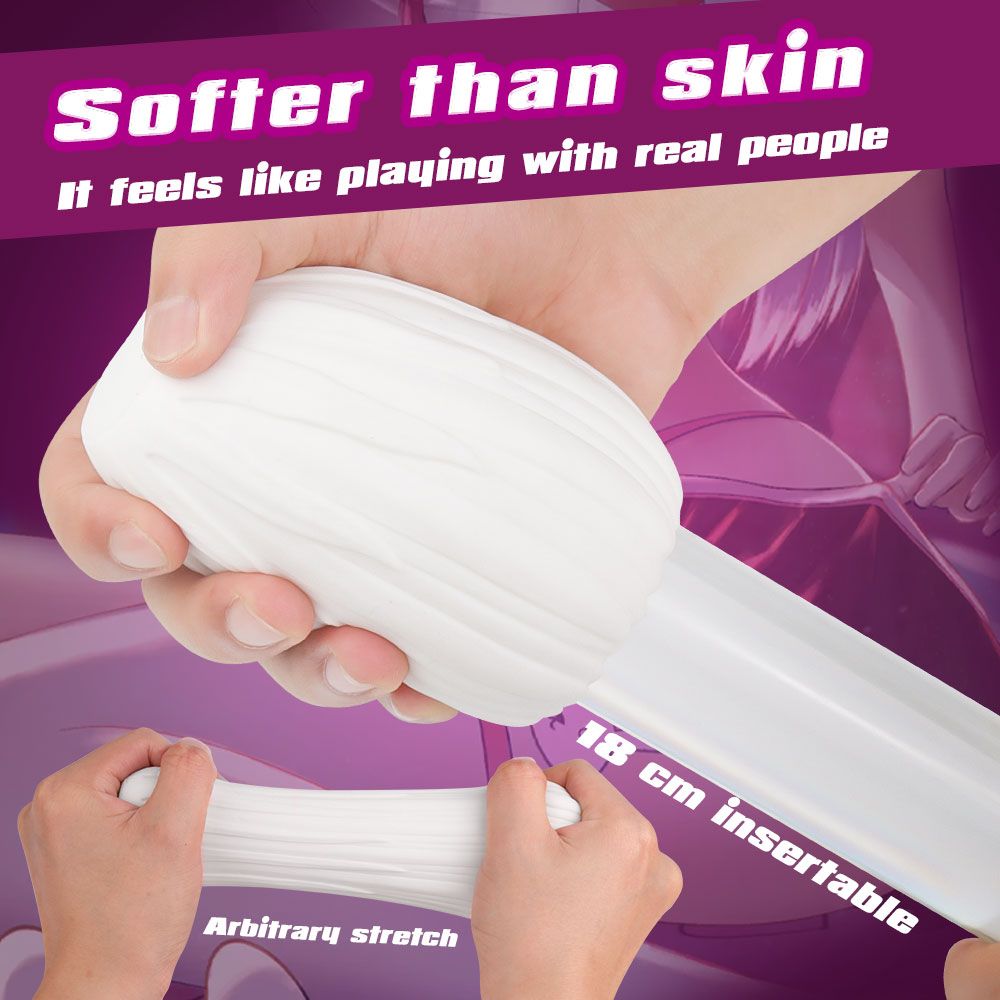 Pleasure Place - Weicher Silikon Masturbator für Männer - Kaktusform leicht zu reinigen