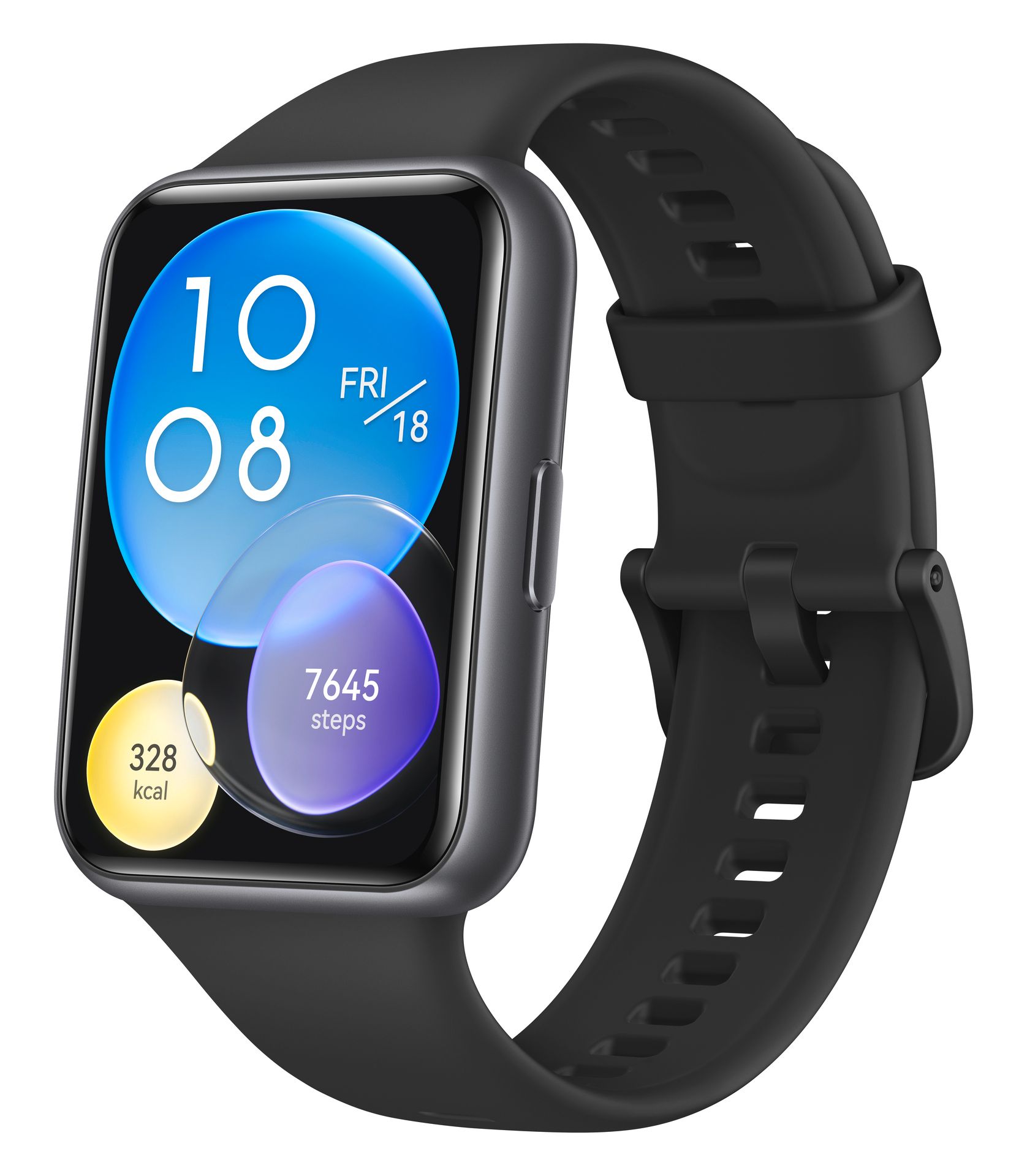 HUAWEI Watch Fit 2 Active Smartwatch schwarz GPS Wasserdich 50m Akku bis 10 Tage