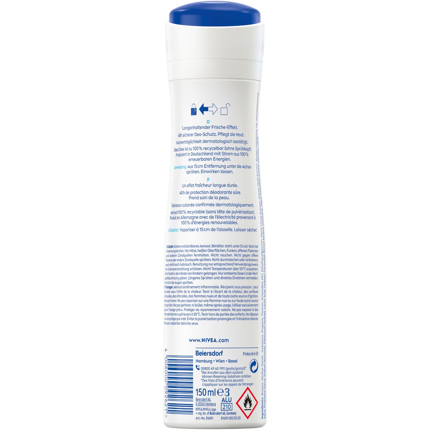 NIVEA Fresh Natural Deo Spray