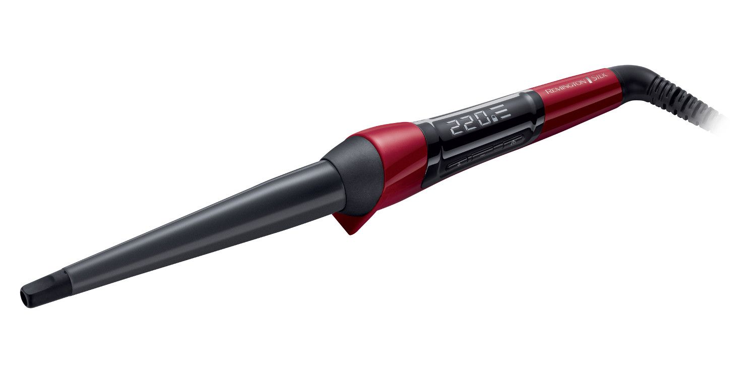 REMINGTON Lockenstab CI96W1 Silk Keramikbeschichtung Display bis 220ºC 42 W