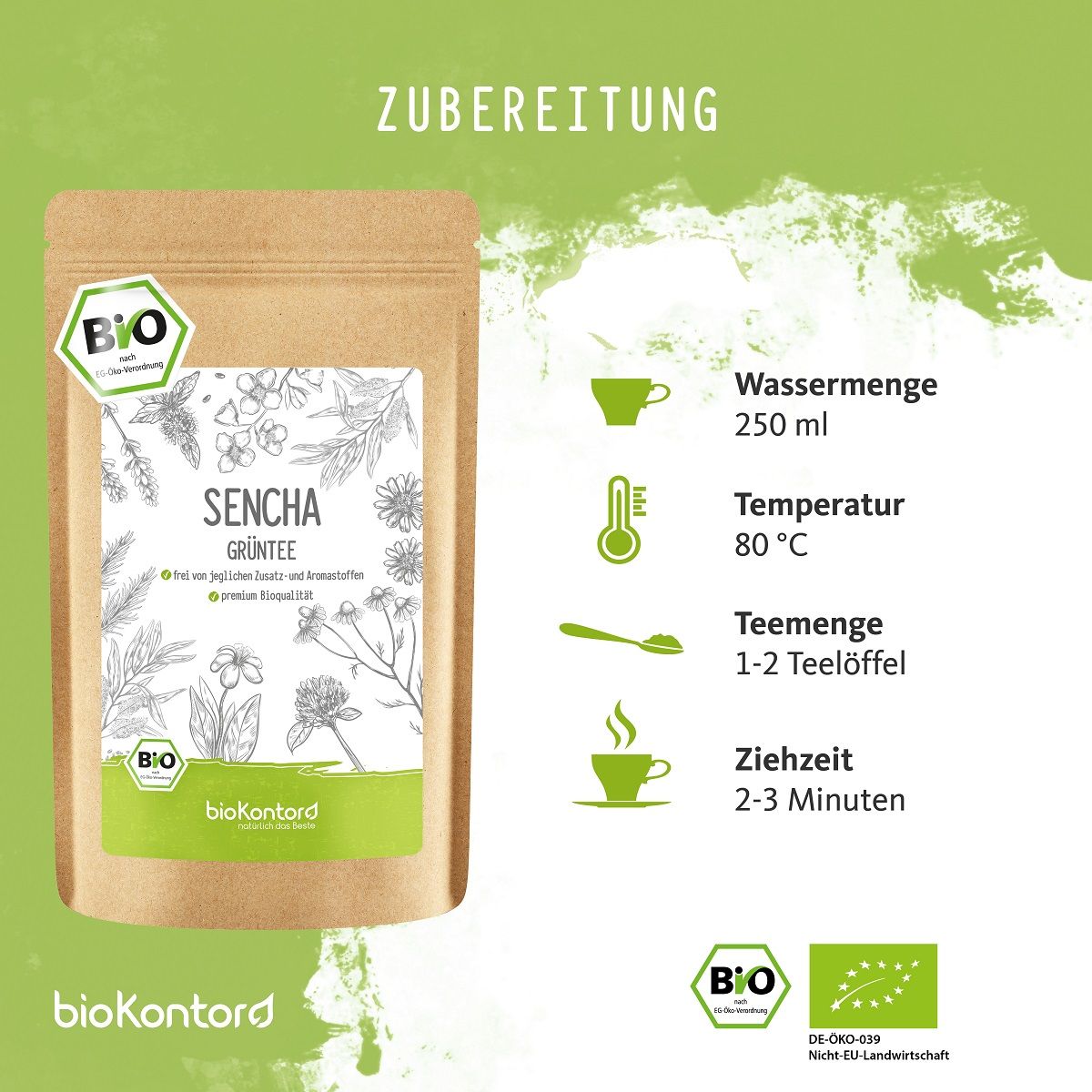 bioKontor Sencha Grüntee