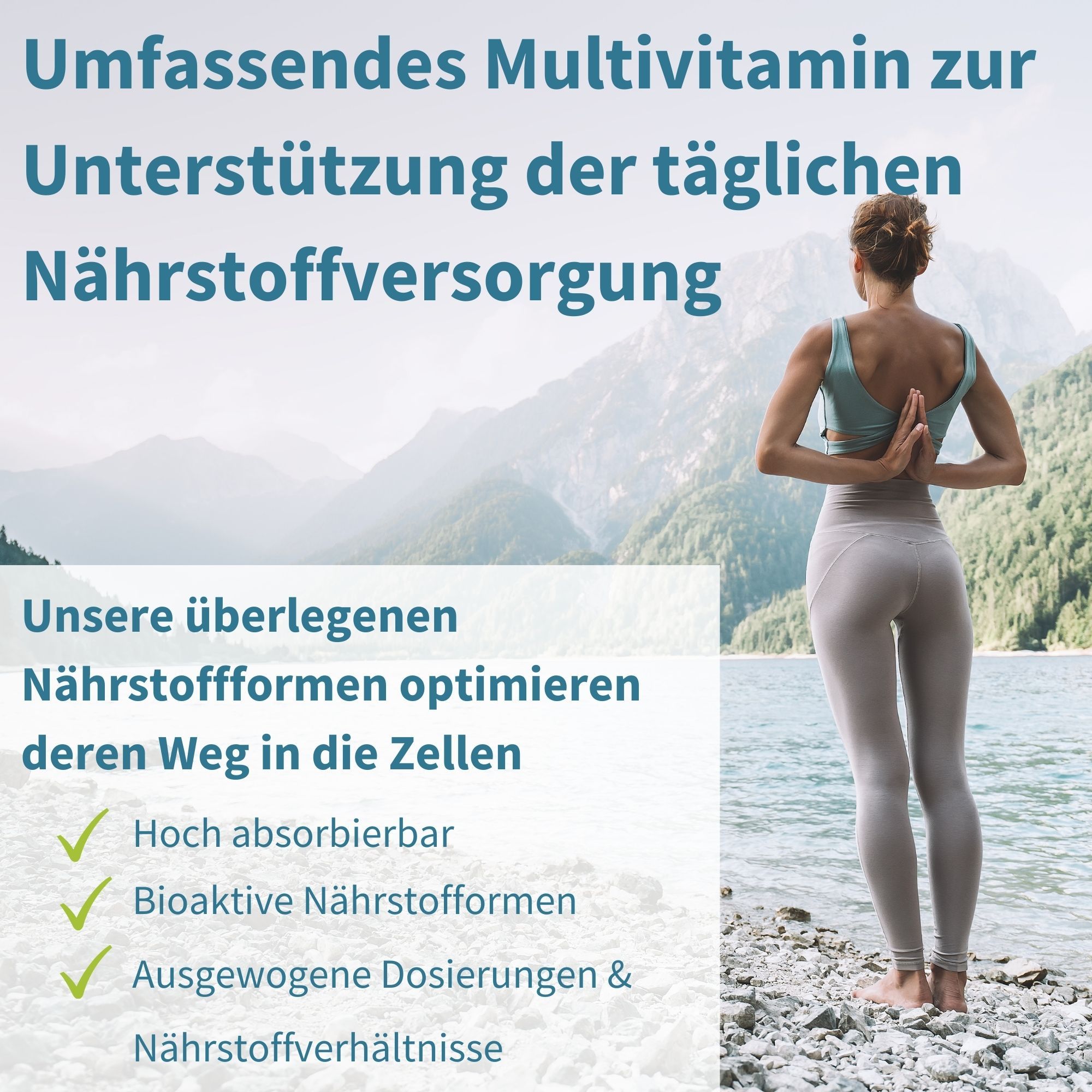 Igennus Hochdosiertes Methyliertes Multivitamin für Frauen, 60 Tabletten