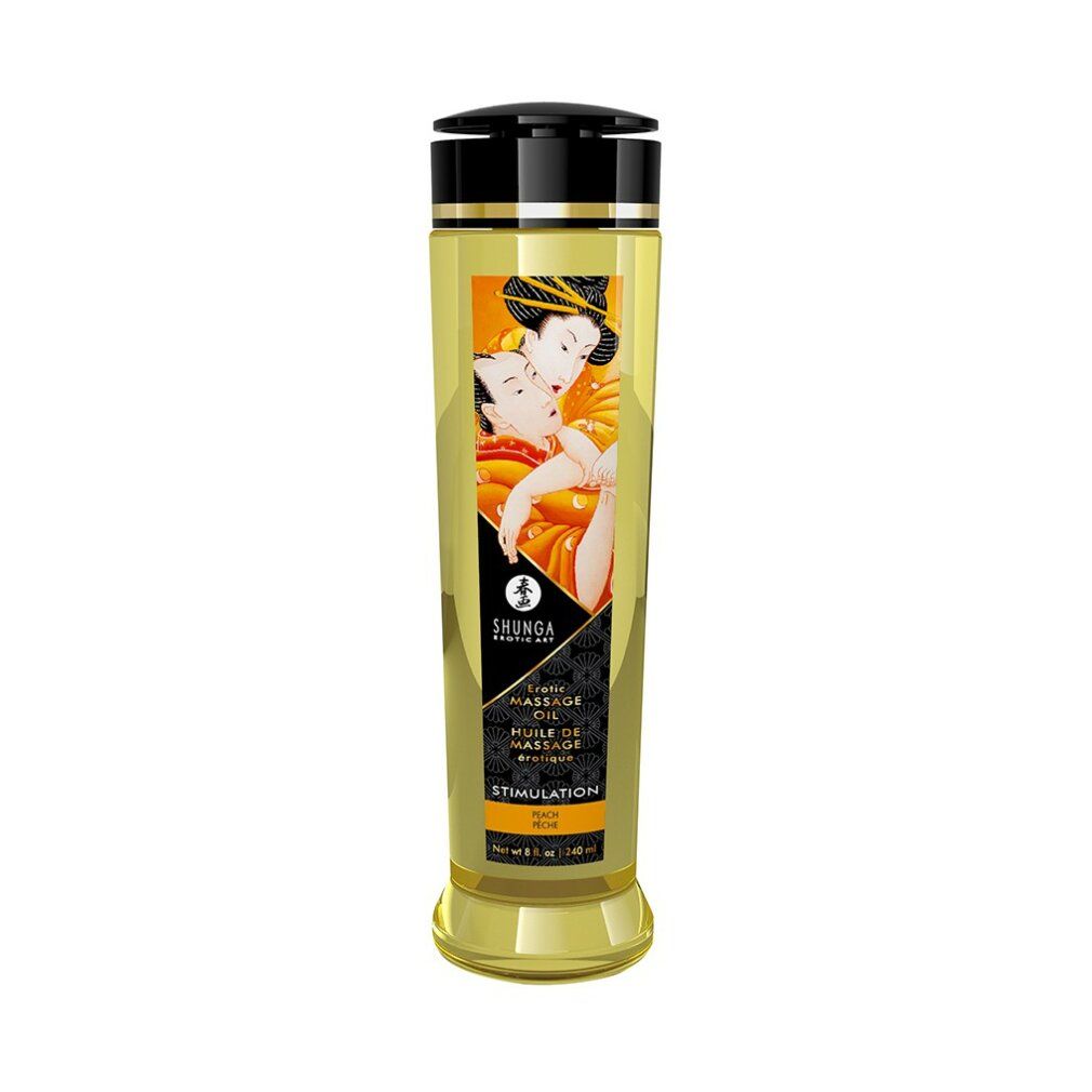 shunga Massage Öl Stimulation (Peach)