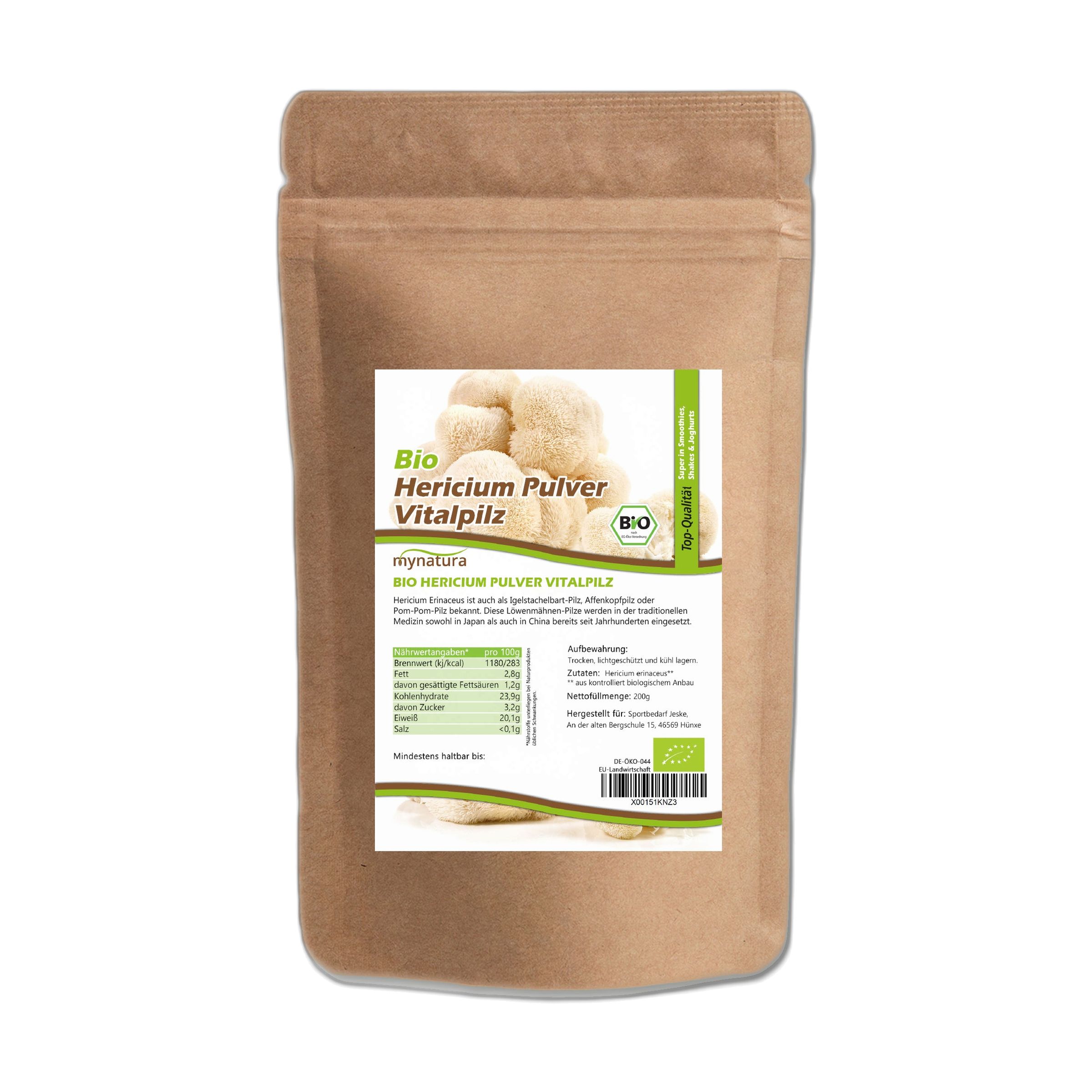 Mynatura Bio Hericium Pulver 400 g
