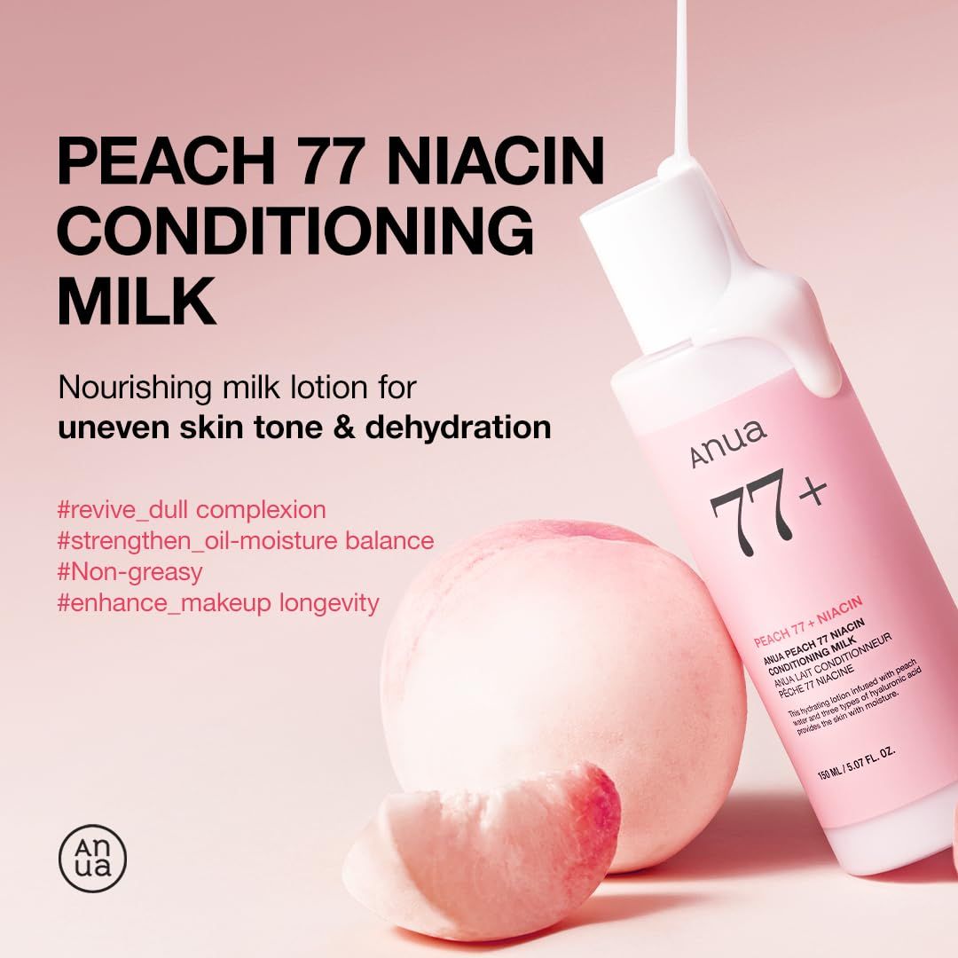 ANUA Peach 77% Niacin Conditioning Milk