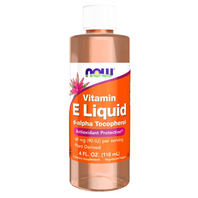 Now Foods Vitamin E Flüssigkeit 60 mg (90 IE) 118 ml
