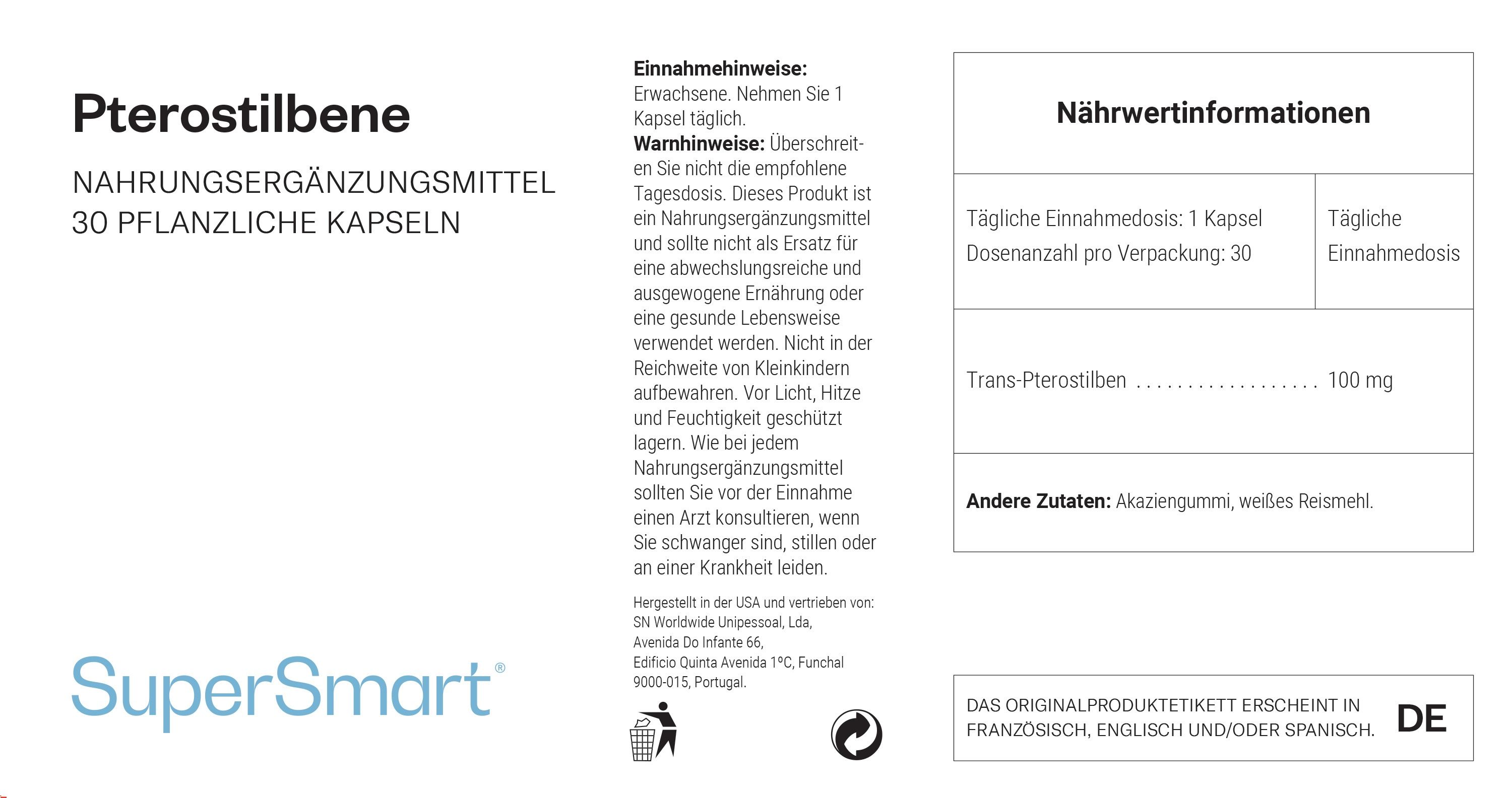 Pterostilben - SuperSmart