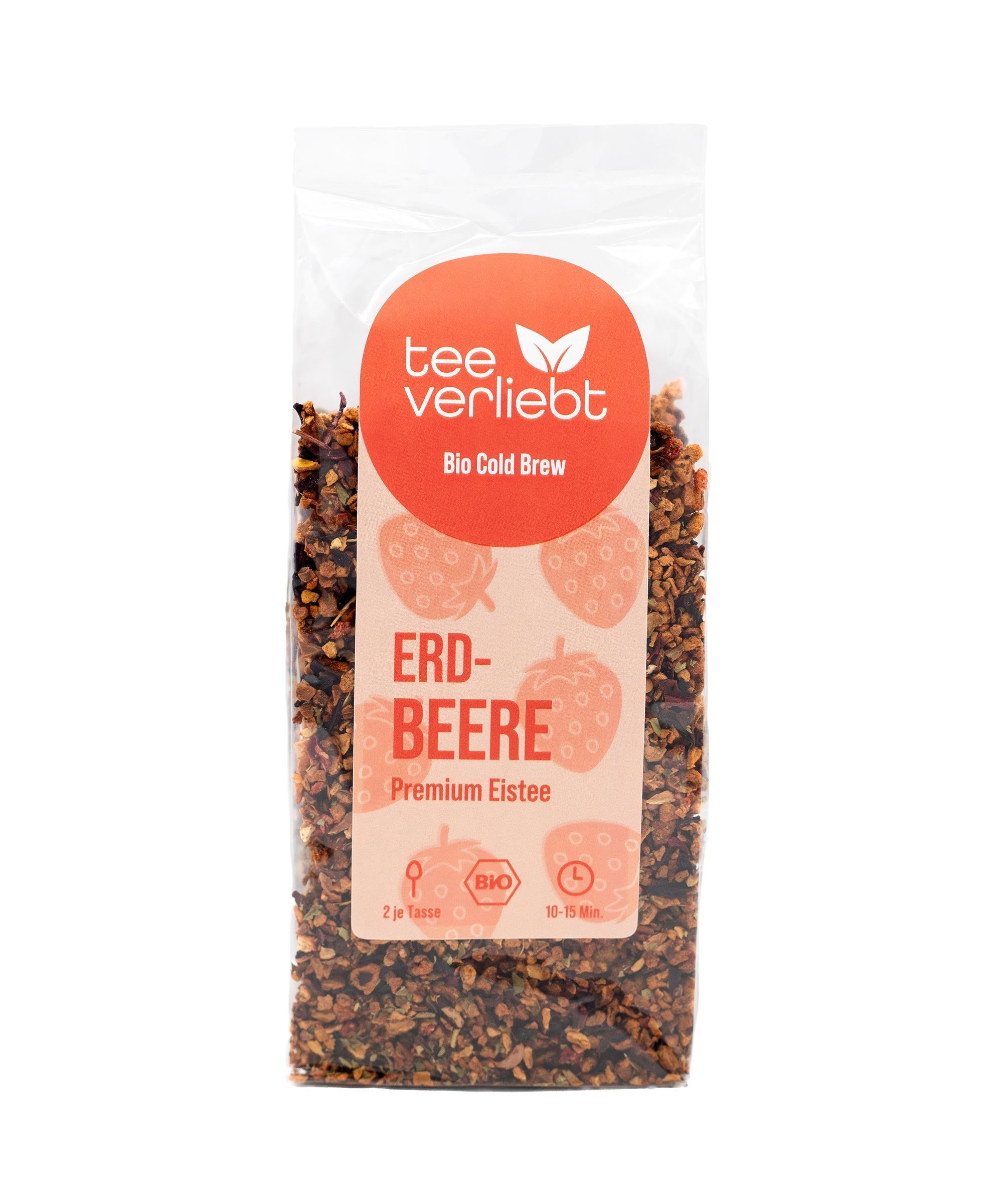 teeverliebt - Erdbeere Bio Cold Brew | Premium Bio Eistee