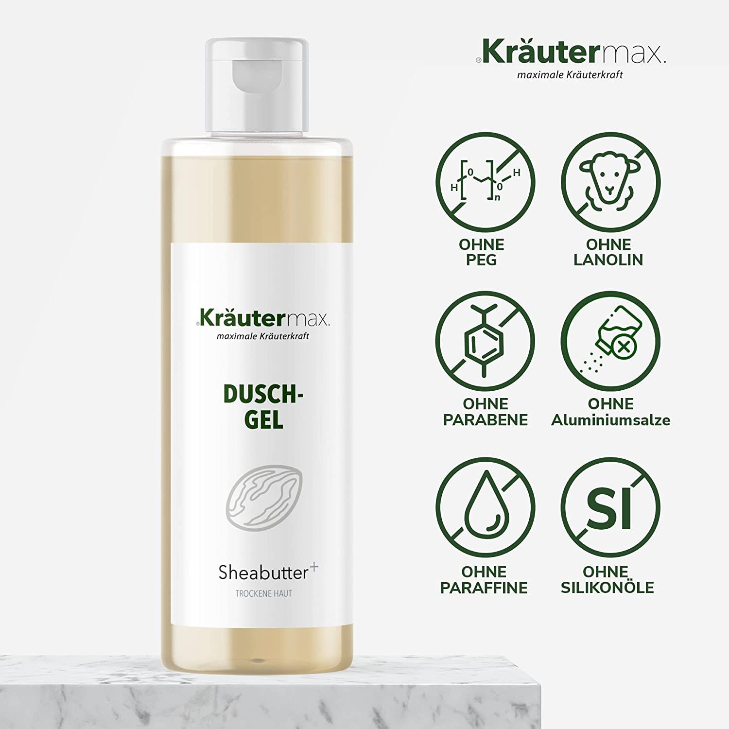 Kräutermax Duschgel Sheabutter plus 250 ml