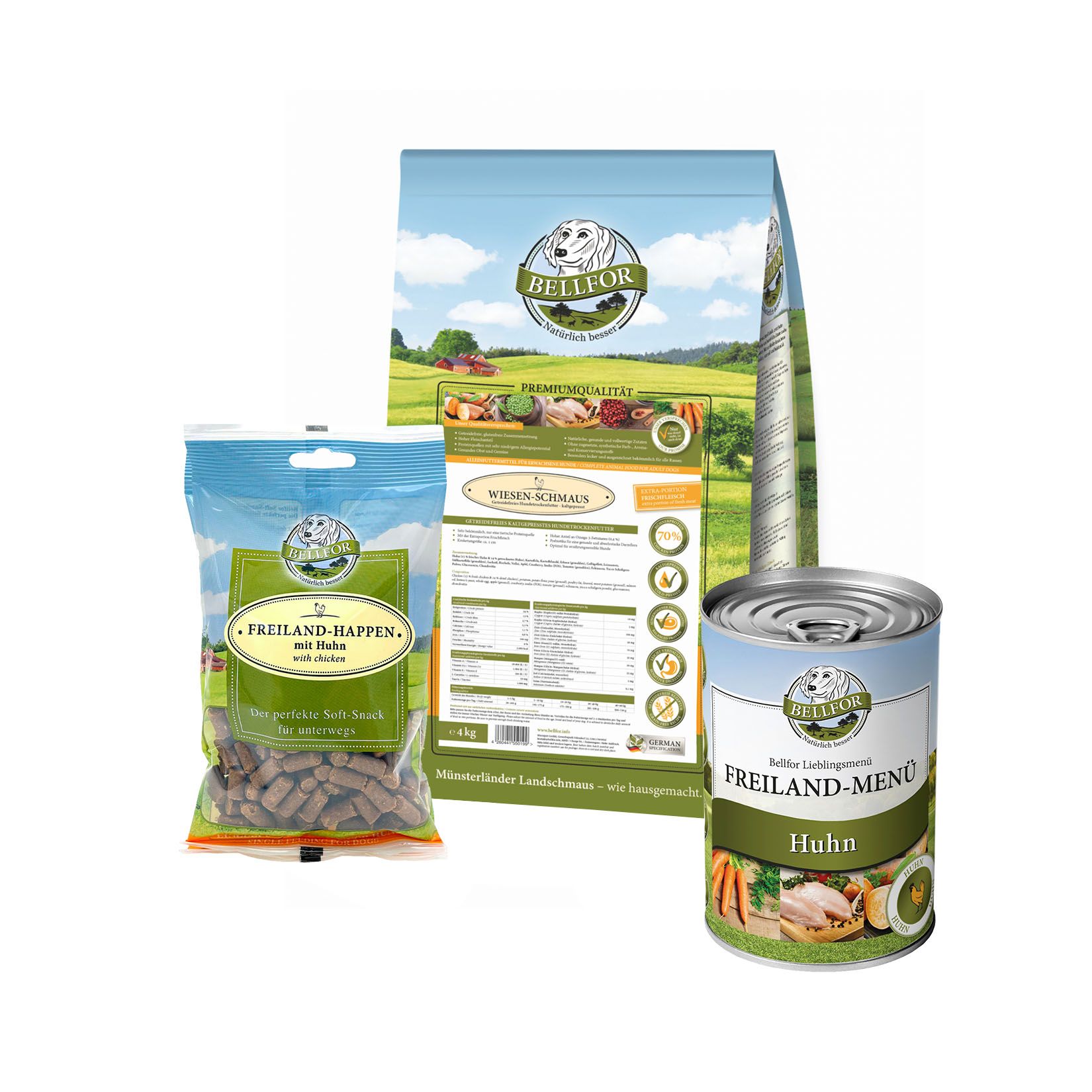Bellfor Golden Retriever Futter Set für Hunde