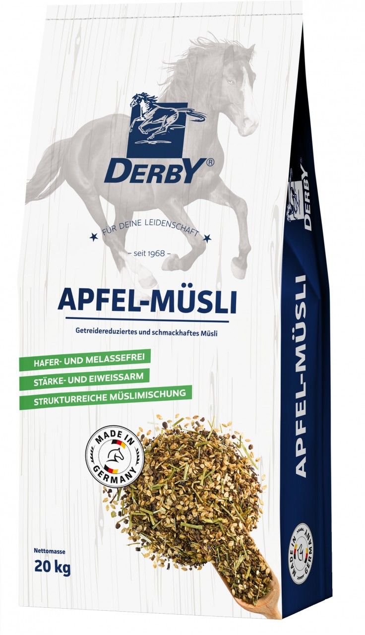 Derby Pferdefutter Apfel-Müsli