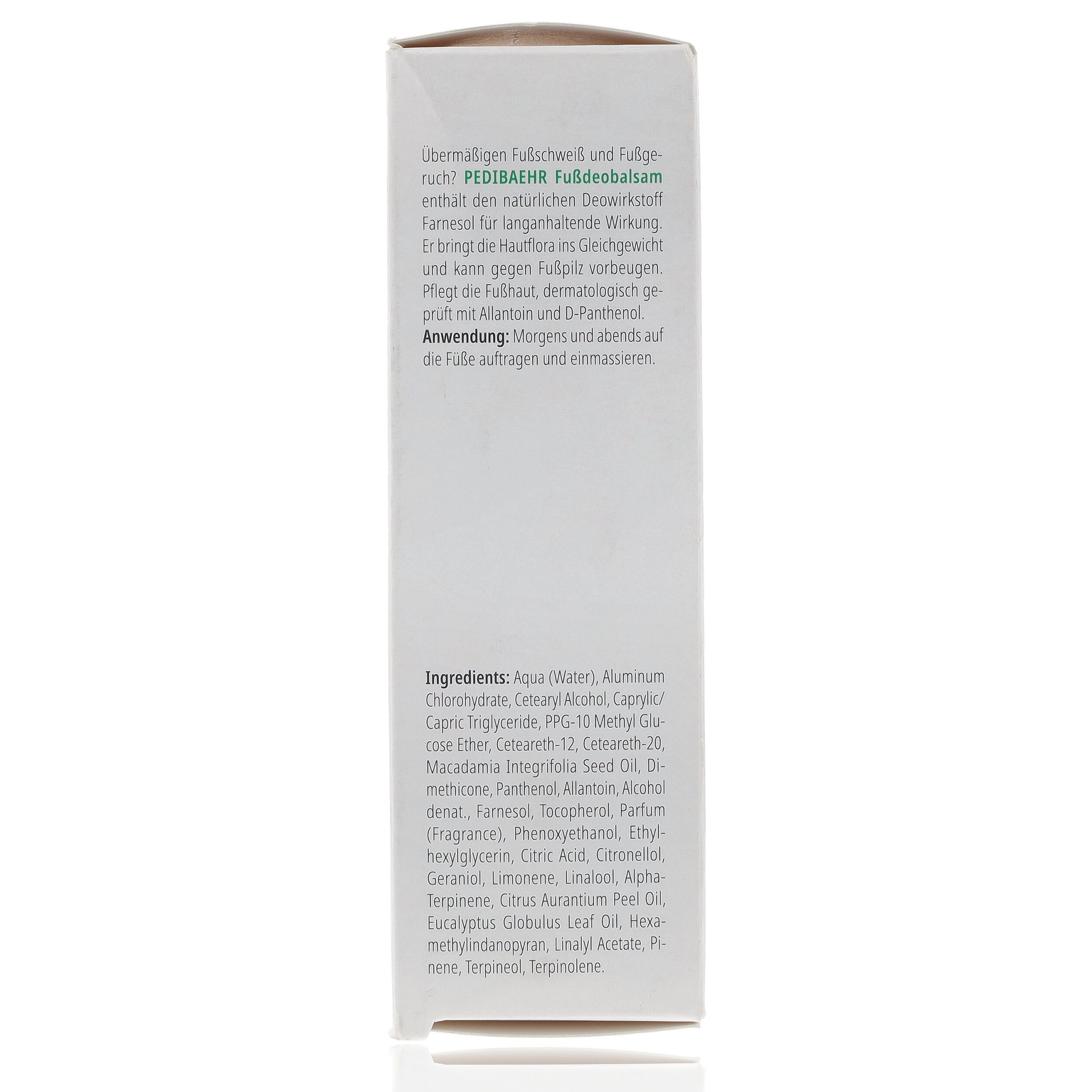 Pedibaehr Fußdeobalsam mit Farnesol