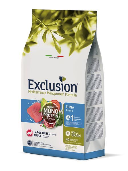 Exclusion Mediterraneo Noble Grain Adult Thunfisch für Hunde