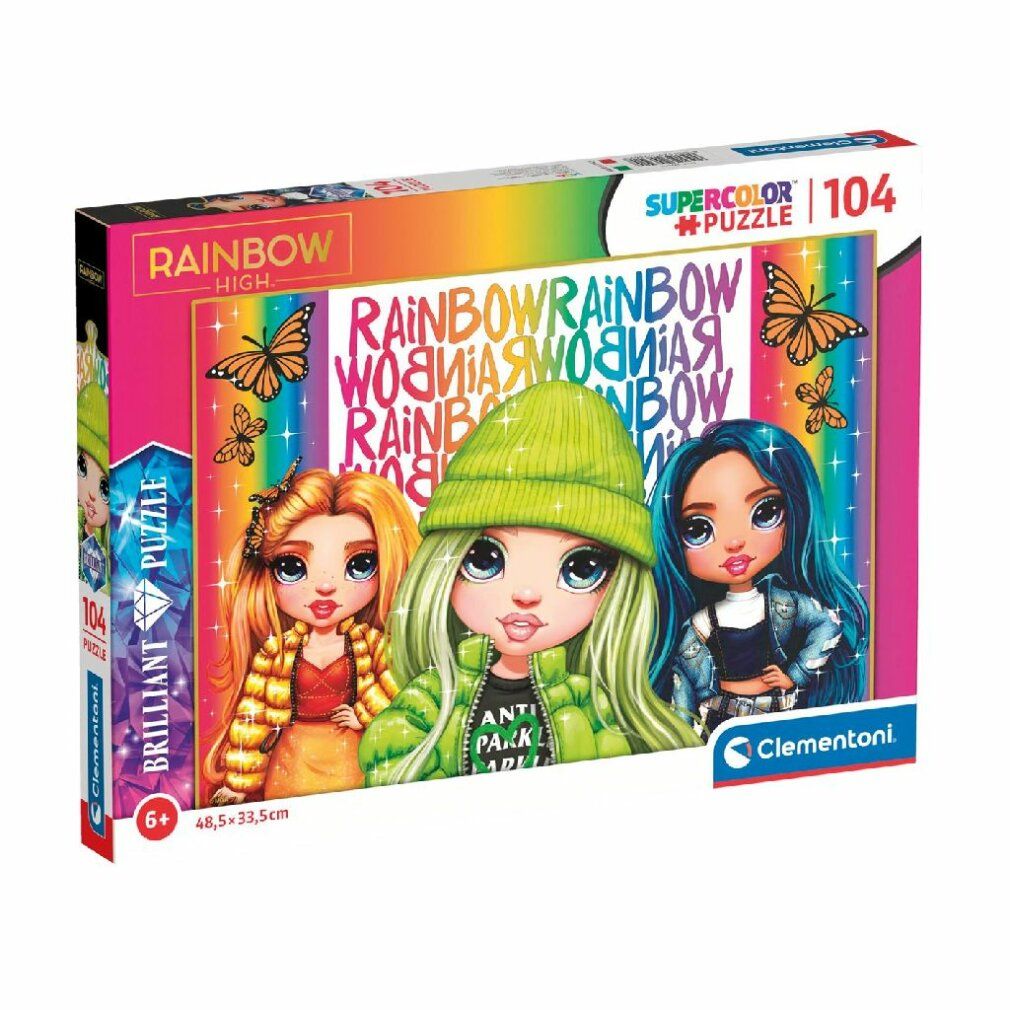 Clementoni Regenbogen Hochpuzzle 104tlg.