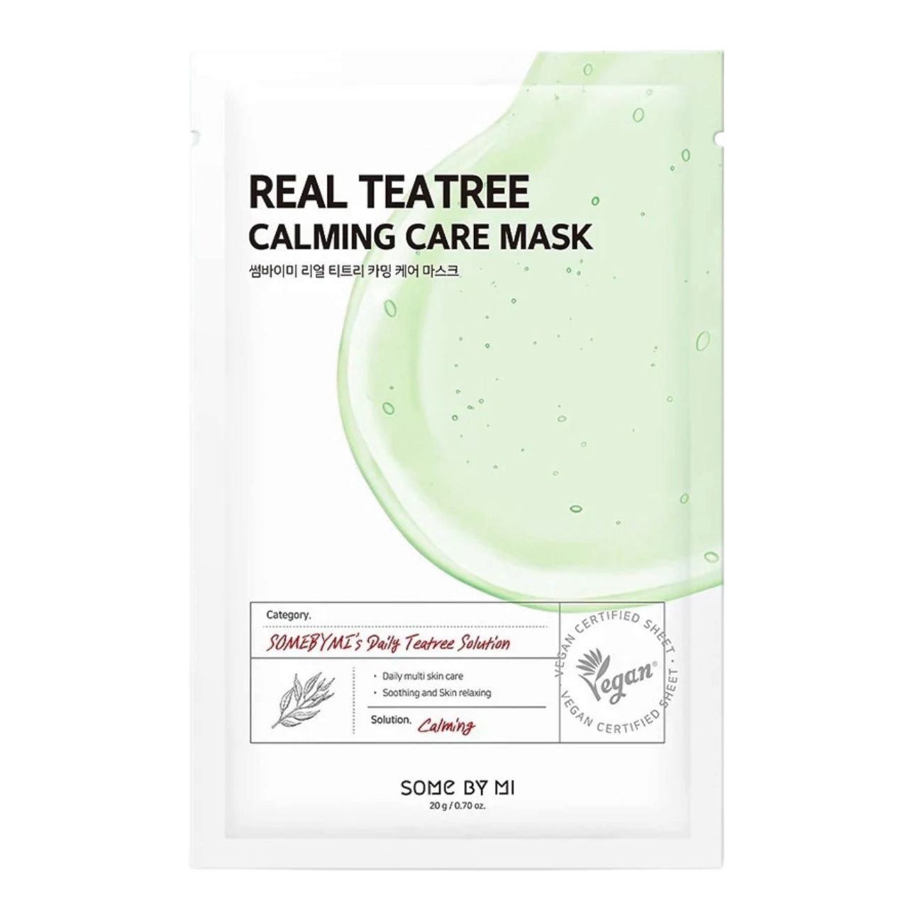 Somebymi - Real Teatree Calming Care Mask, 20g