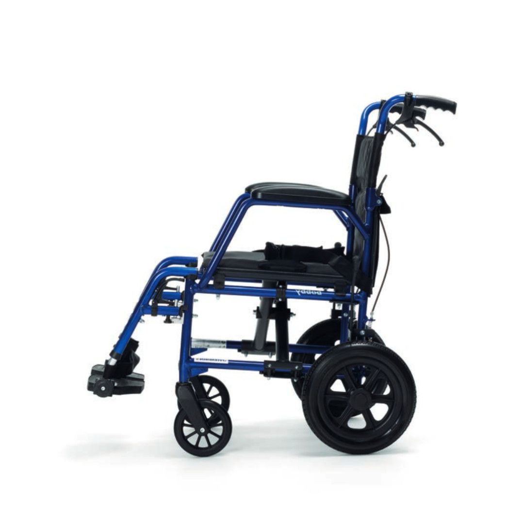 Vermeiren BOBBY Transportrollstuhl 42cm Sitzbreite, leichter Reiserollstuhl