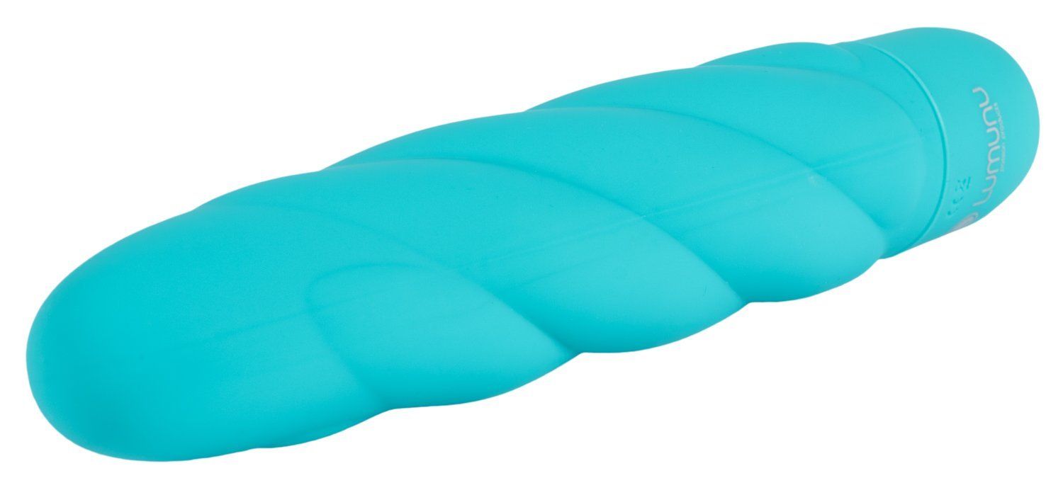 Lumunu Silikonvibrator "Twist" (türkis)
