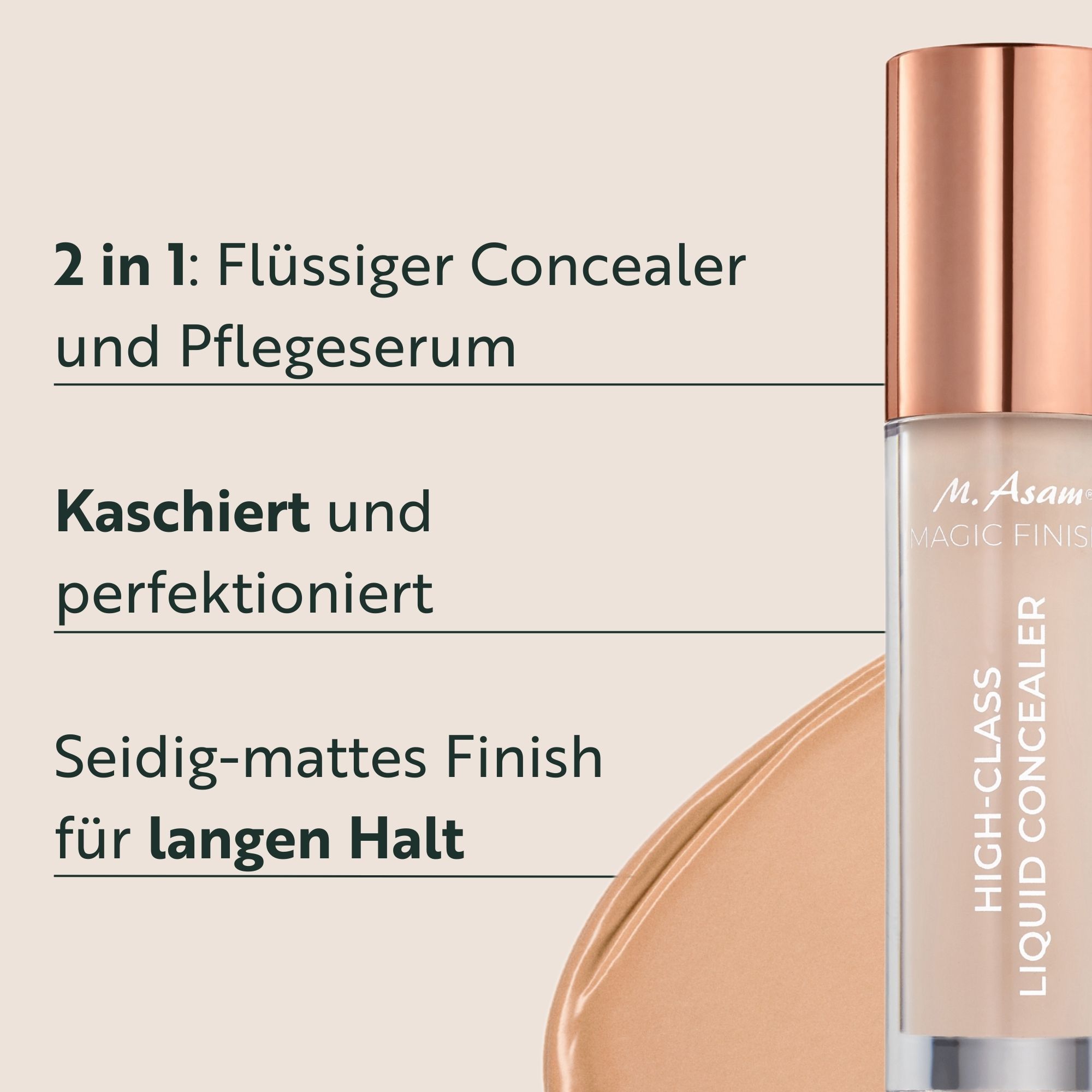 M. Asam MAGIC FINISH HIGHCLASS LIQUID CONCEALER Ivory