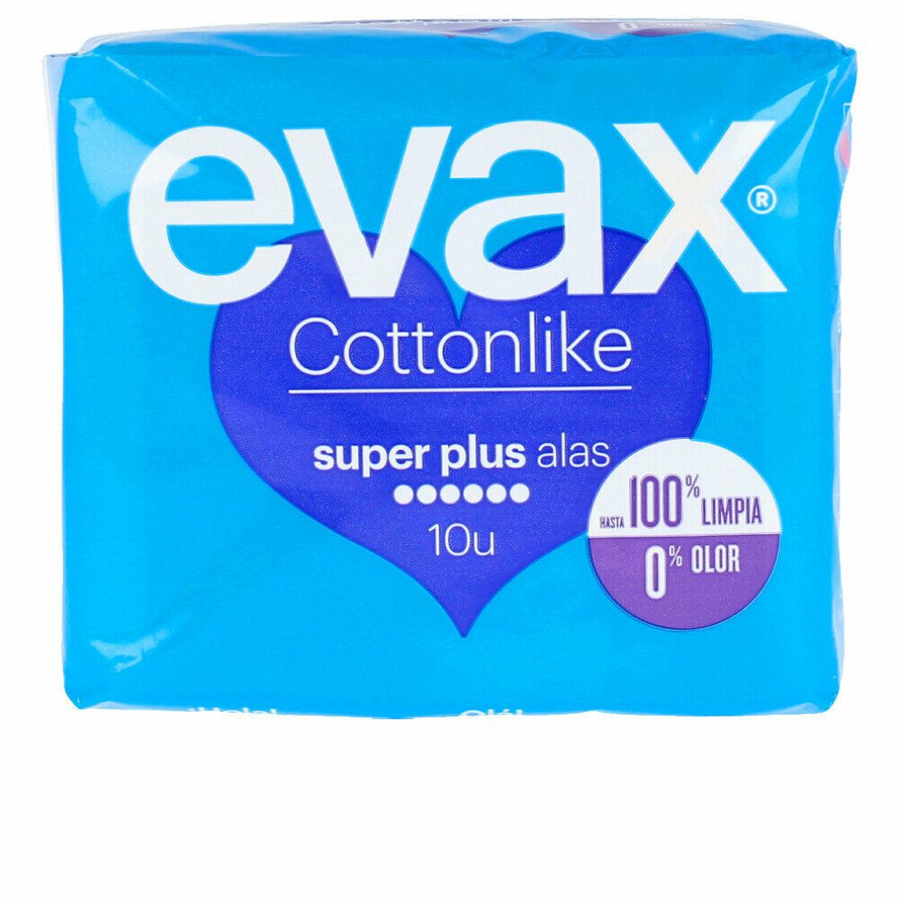 Evax Cottonlike súper Plus Damenbinden Mit Flügeln