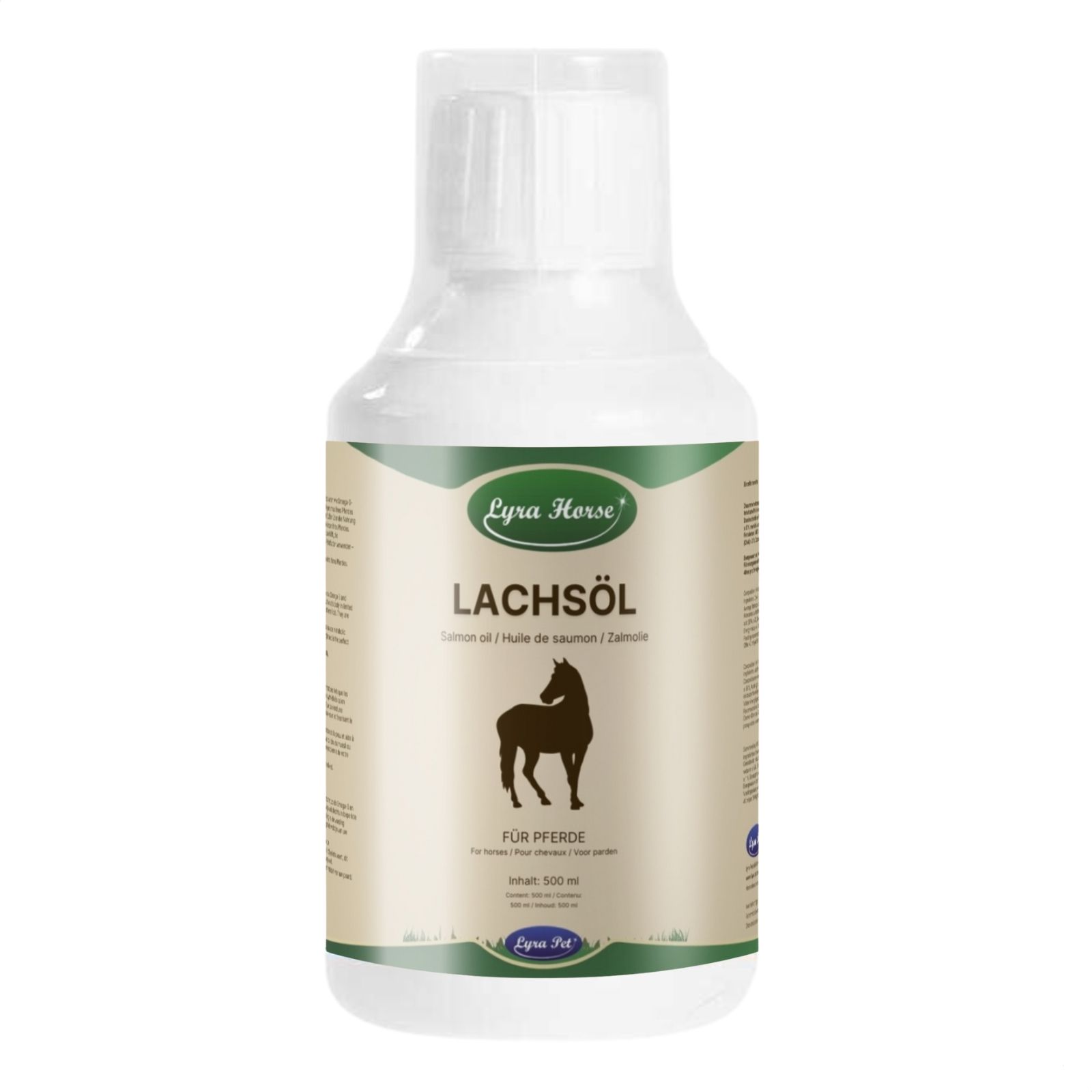 Lyra Horse® 100 % Lachsöl für Pferde 0,5 l
