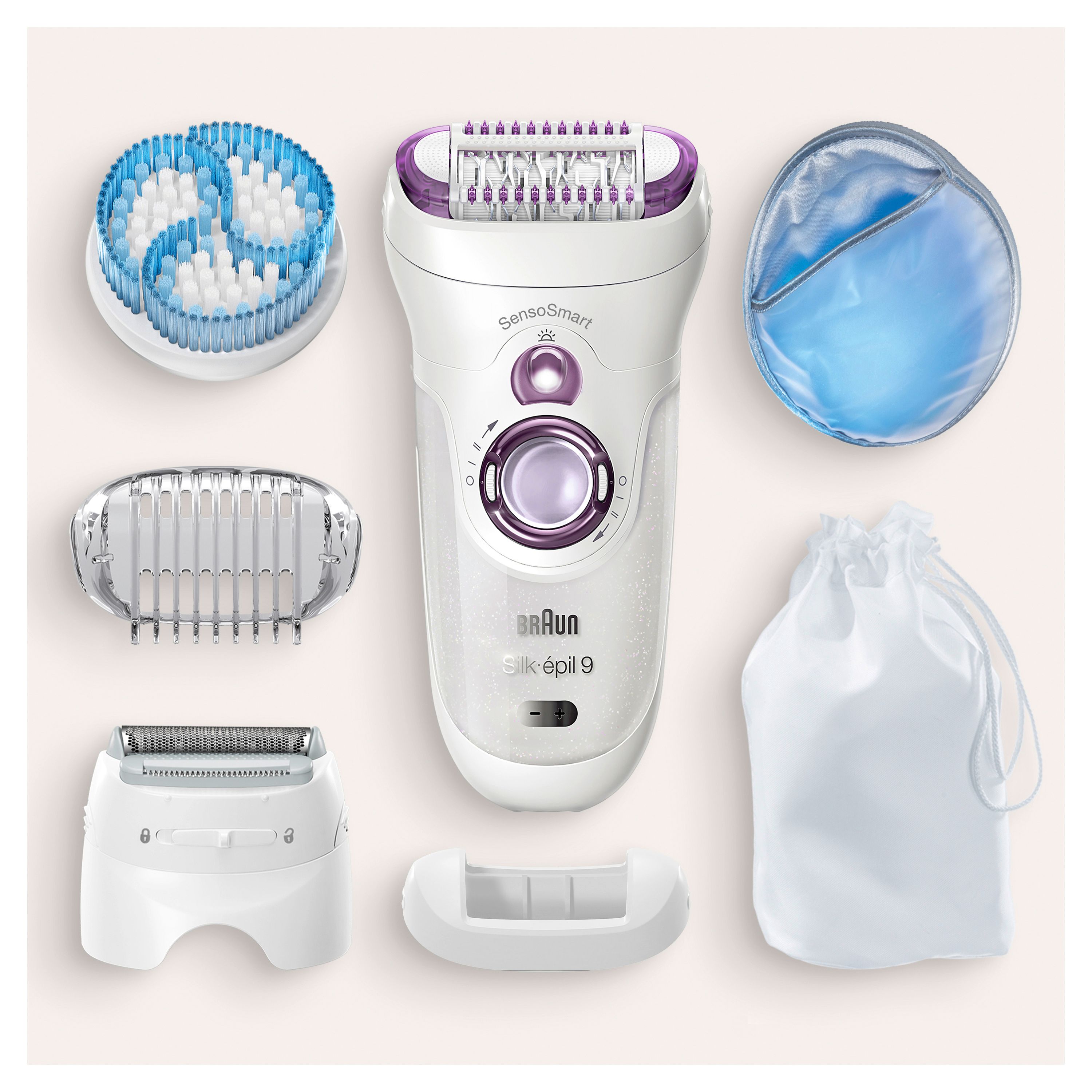Braun - Epilierer "Silk-épil 9-735" Purple