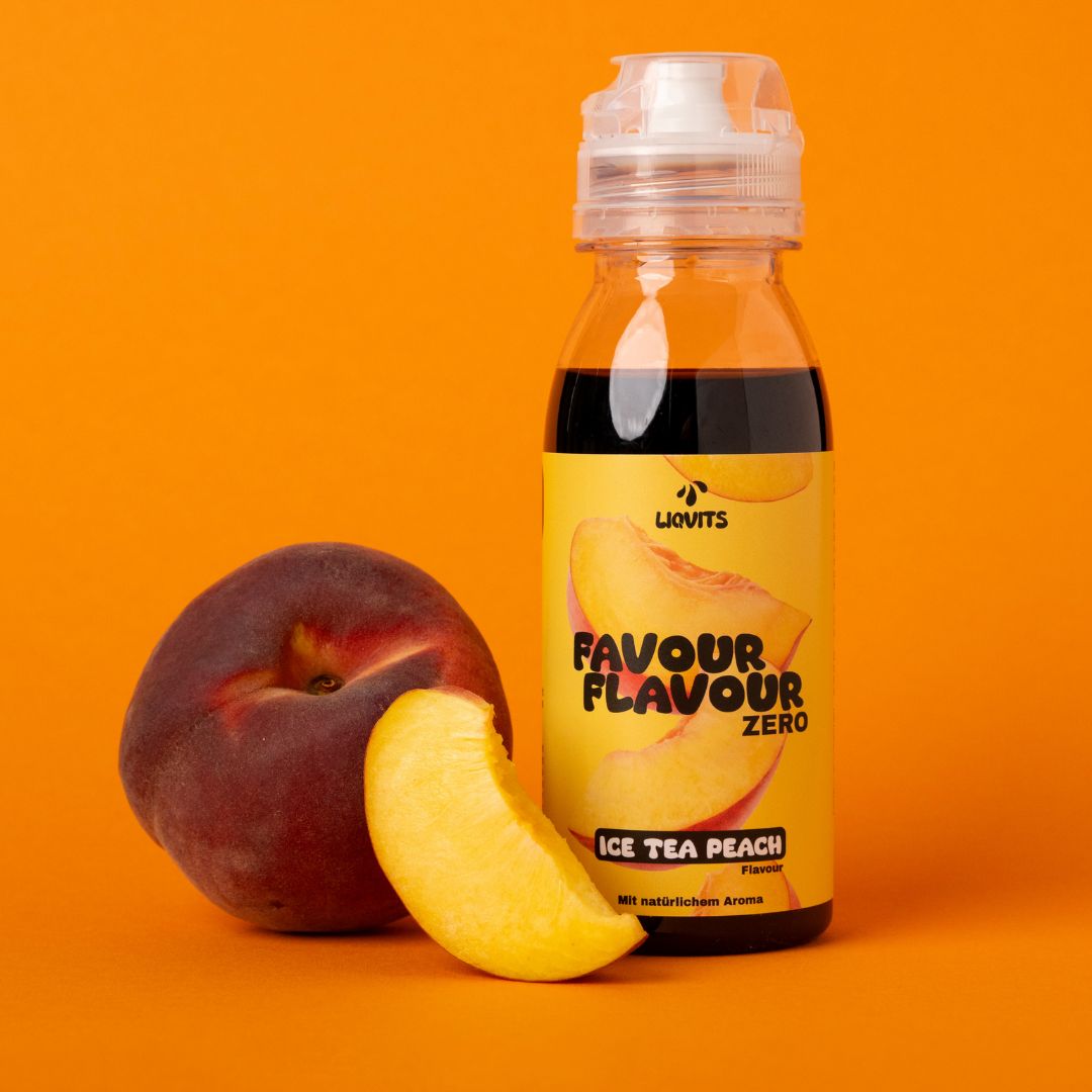 Favour Flavour Ice Tea Peach Sirup Zero mit natürlichem Aroma