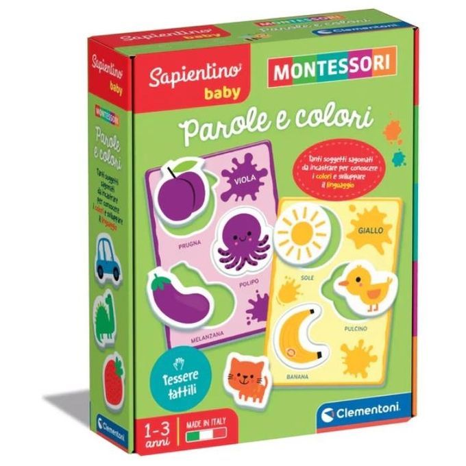 Clementoni Sapientino Montessori Parole e Colori