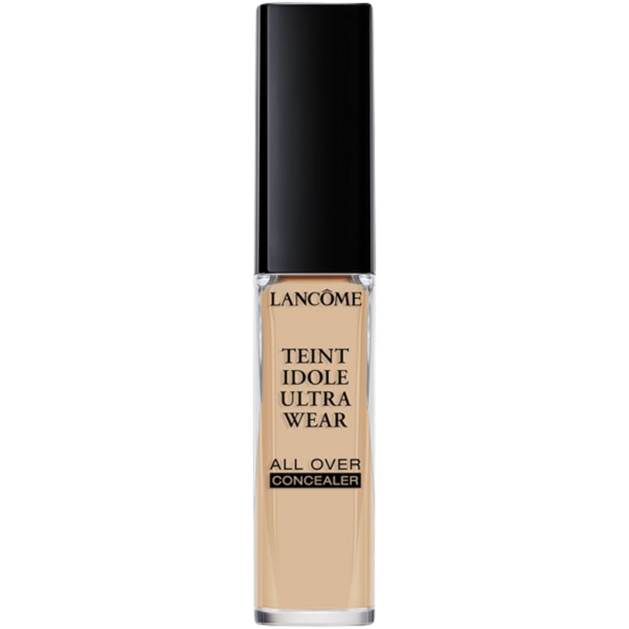 Beige Concealer von Lancôme. Schwarzer Deckel. Produktname und Marke deutlich sichtbar.