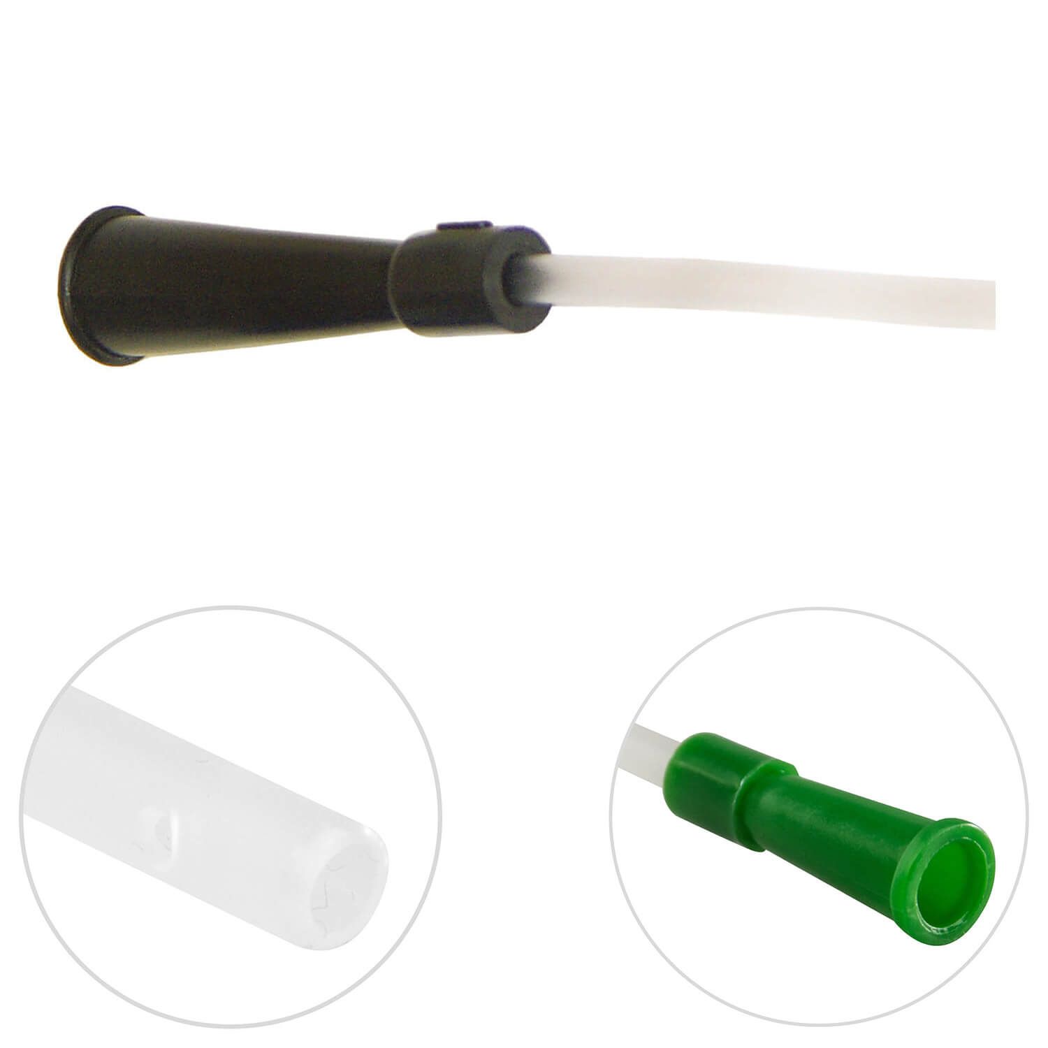 Dahlhausen Absaugkatheter 50 cm, CH 10 schwarz 1 St