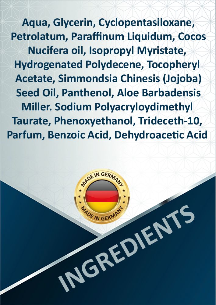 Blueline Aloe Vera & Jojobaöl Creme Lotion für trockene, sanfte, geschmeidige Haut | Hautlotion