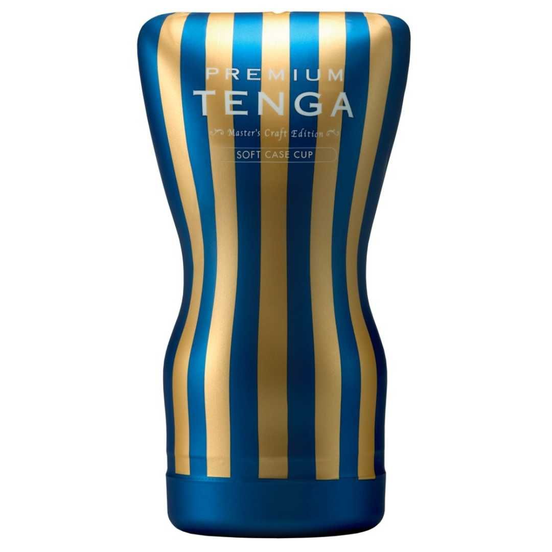 Masturbator 'Premium Soft Case Cup” mit Saugeffekt | Tenga