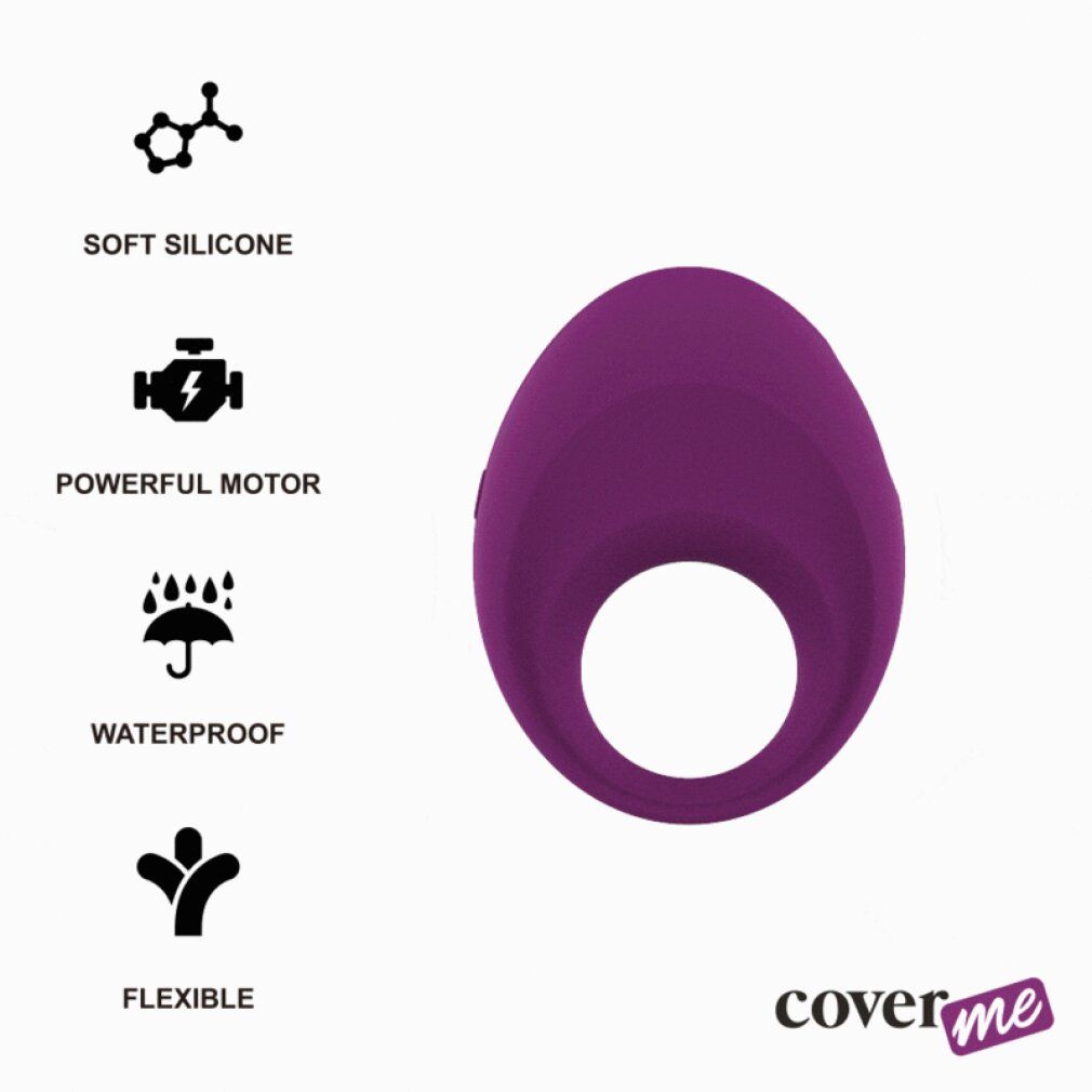 Coverme - Dylan Vibro-Penisring mit Klitorisstimulator 1 St