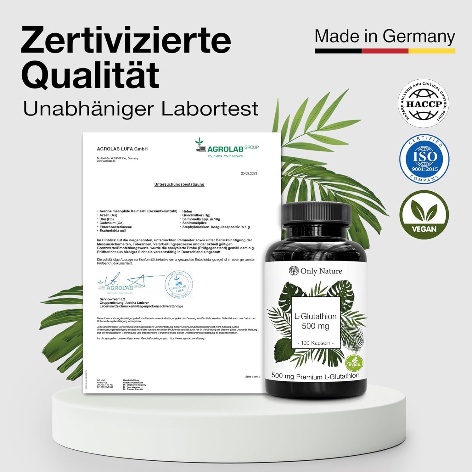 Only Nature L Glutathion Kapseln