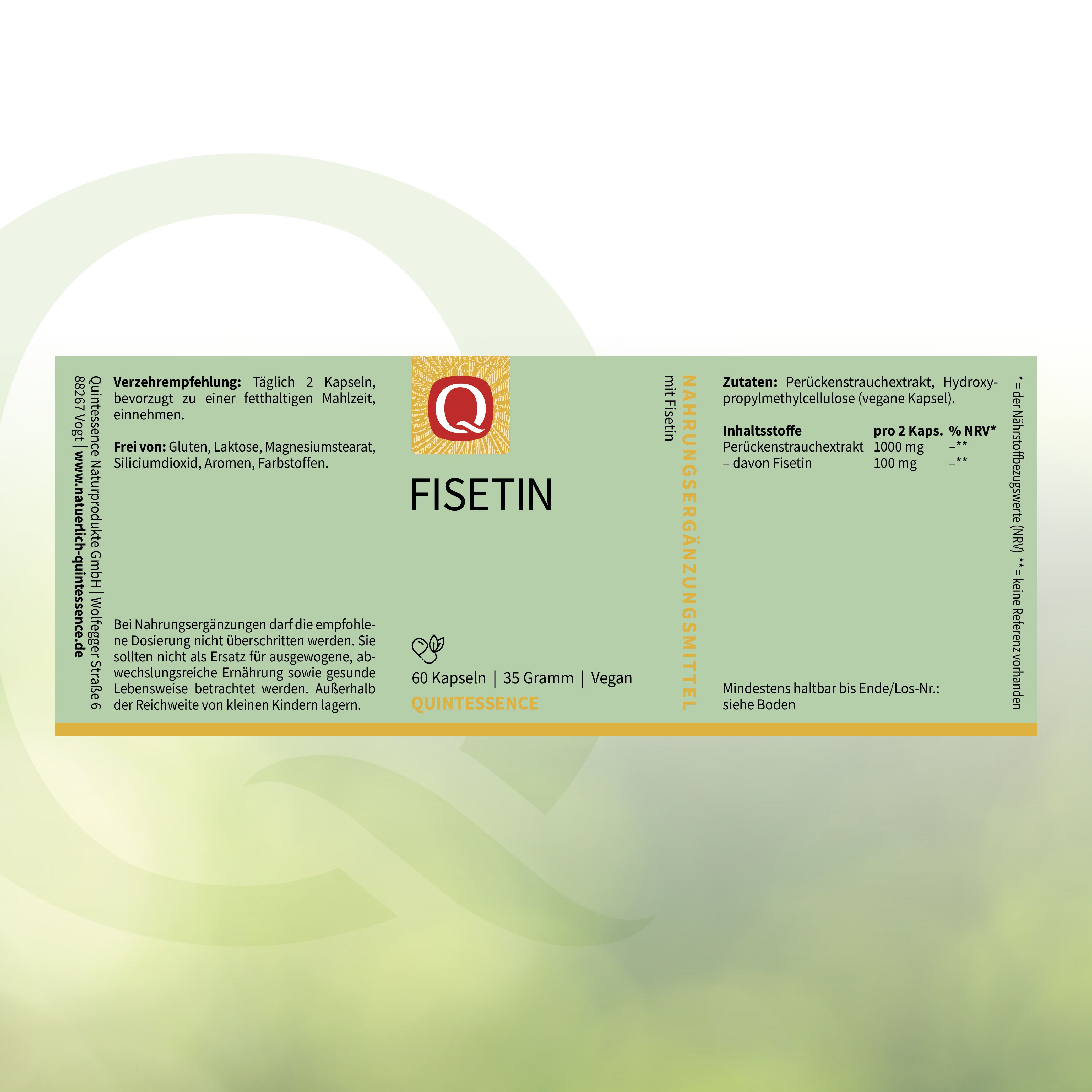 Quintessence Fisetin Kapseln
