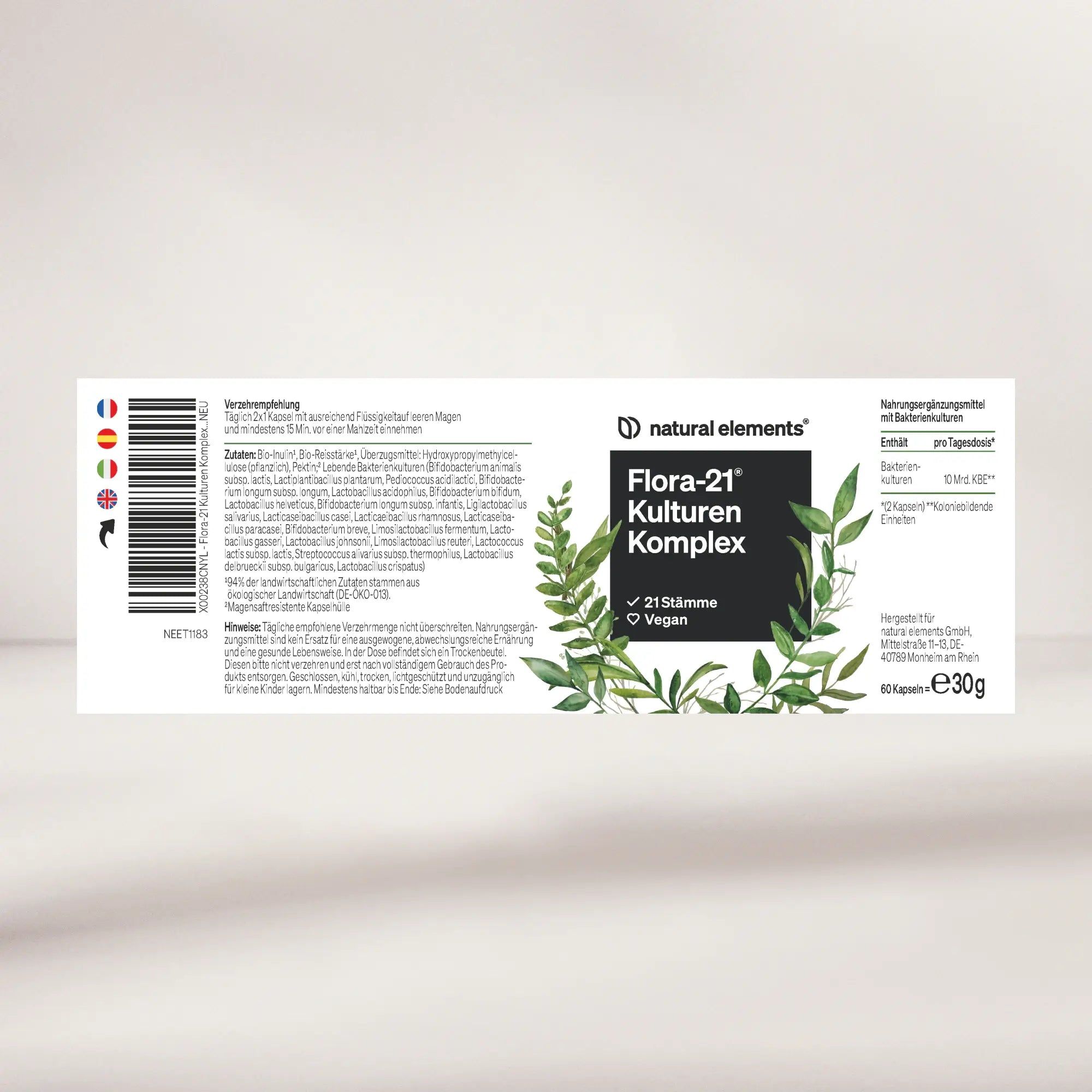 natural elements Flora 21® Kulturen Komplex