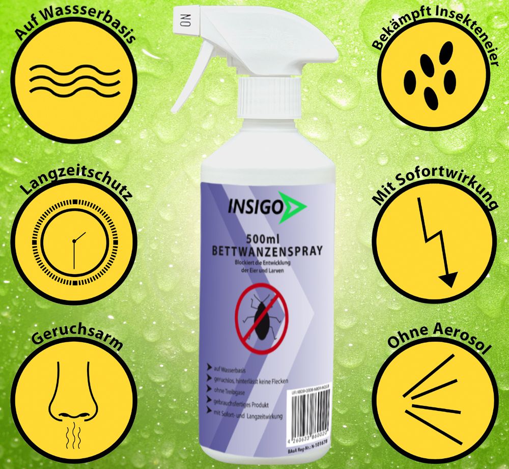 Insigo Bettwanzenspray 3 l Spray