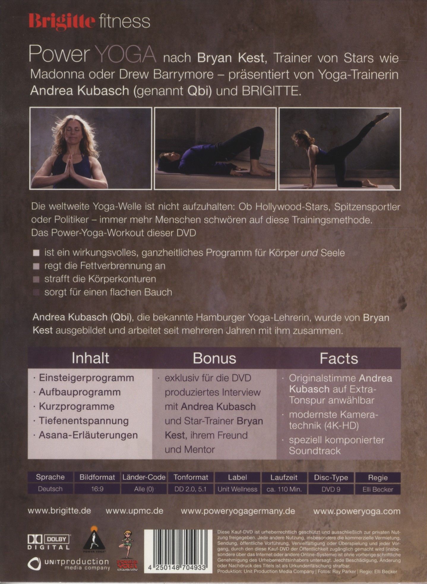 Brigitte-Power Yoga Mit Andrea Kubasch