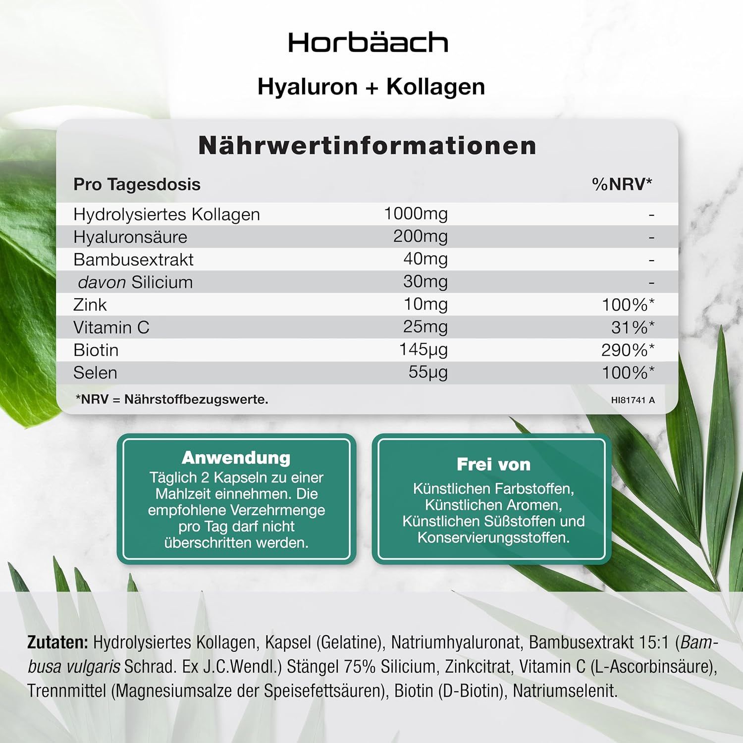 Horbäach Hyaluron-Kollagen-Komplex