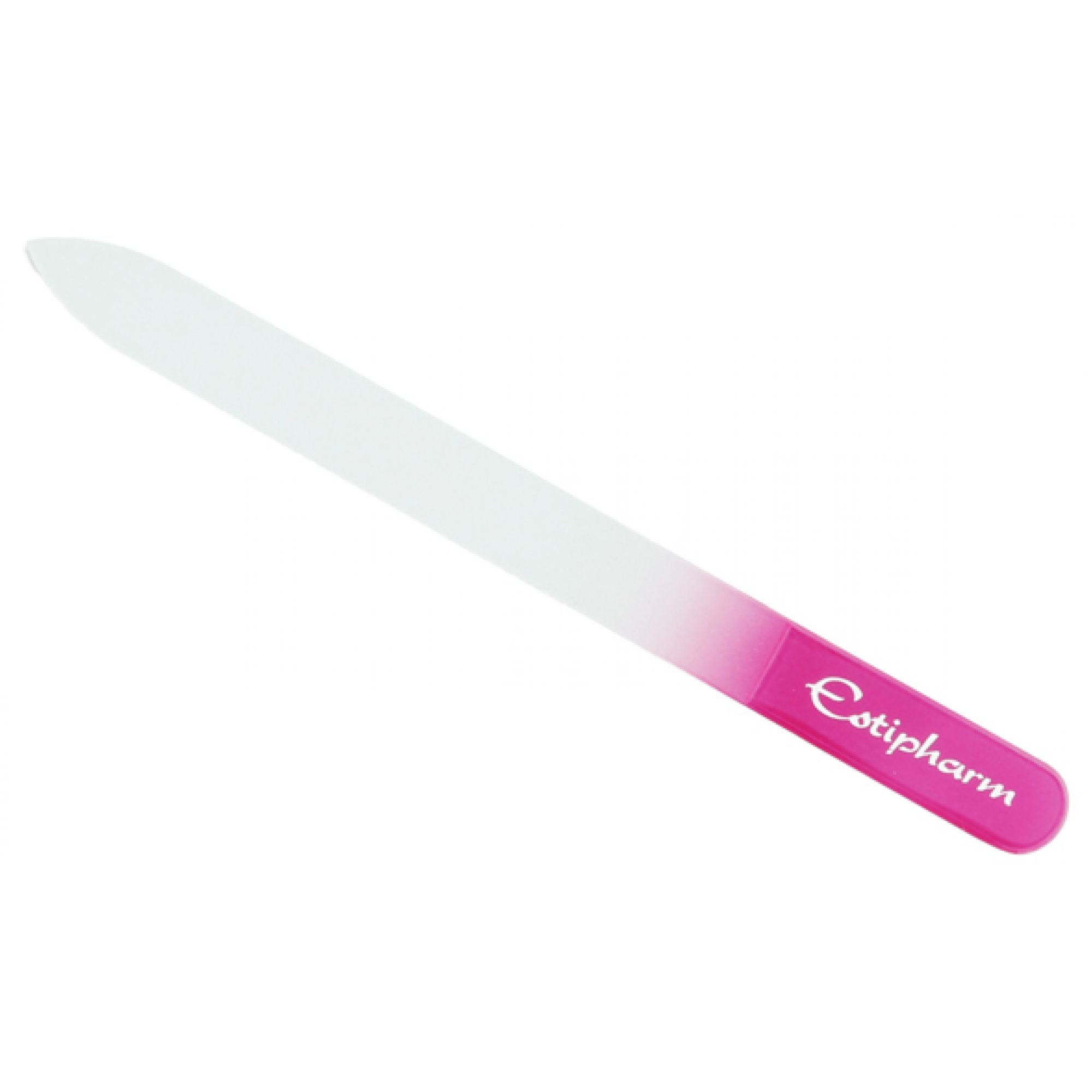 Estipharm Colourful Nagelfeile aus Glas (Farbe : Rosa) 6x1x25 cm