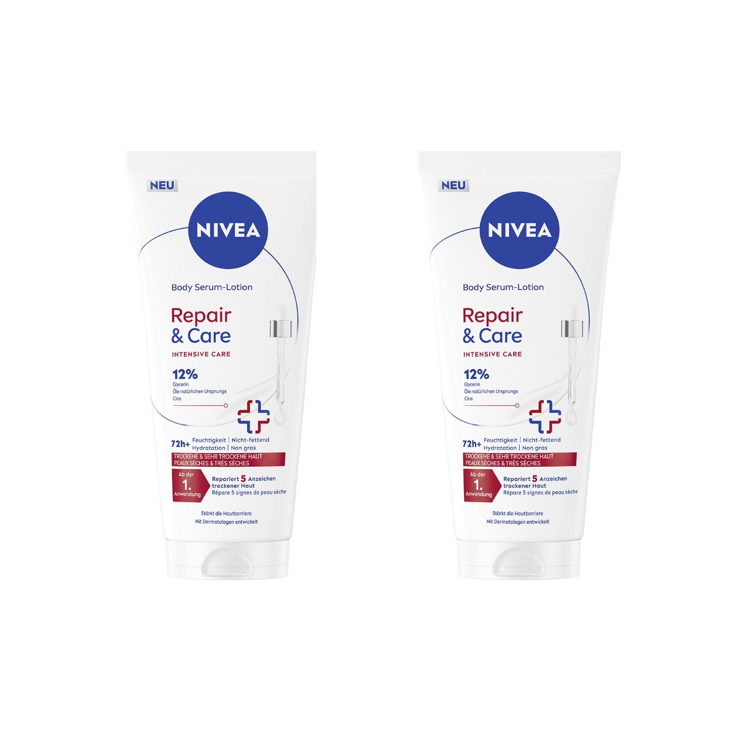 Nivea Repair & Care 2x200 ml Körperlotion