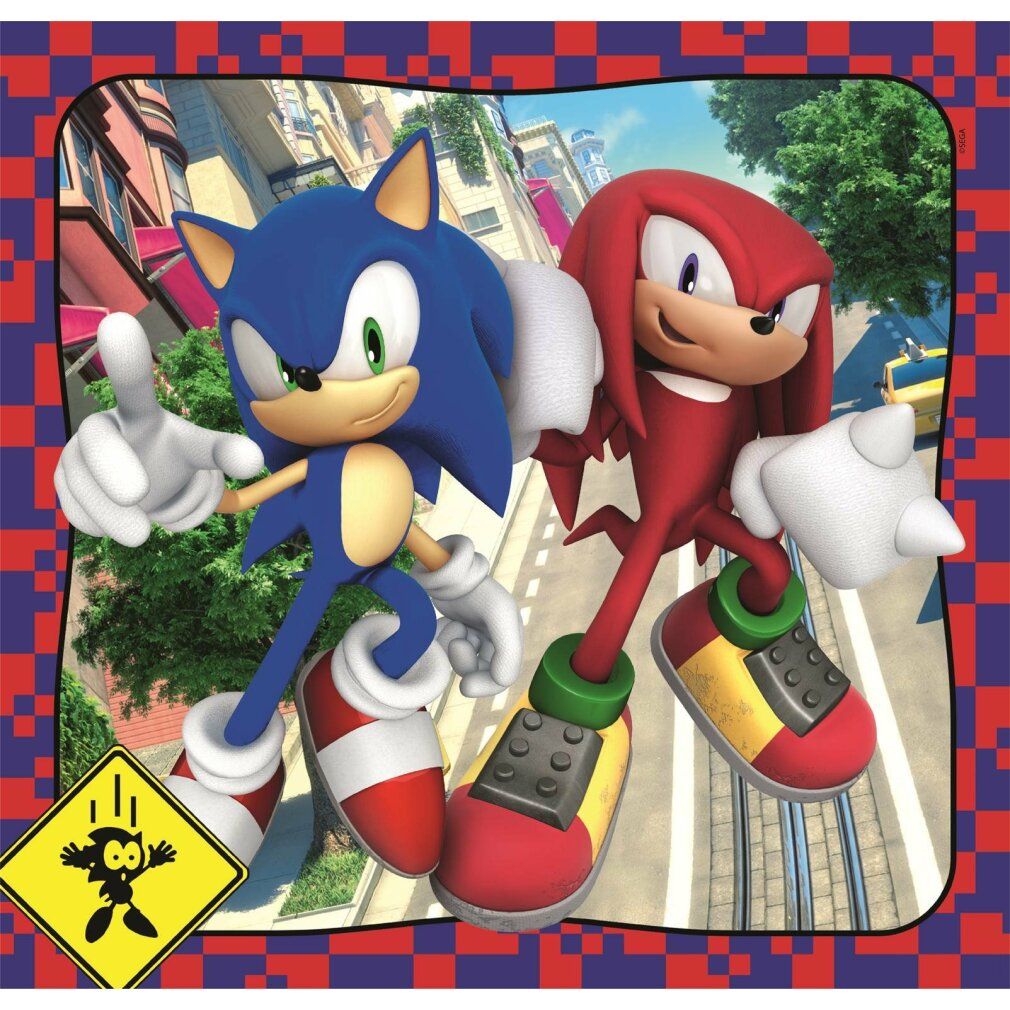 Sonic the Hedgehog puzzle 3x48pcs