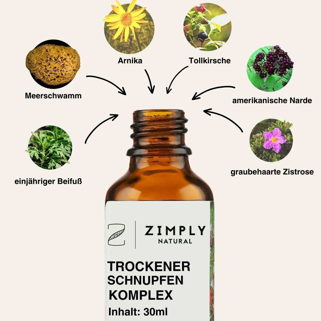 ZIMPLY NATURAL Trockener Schnupfen Komplex Spray